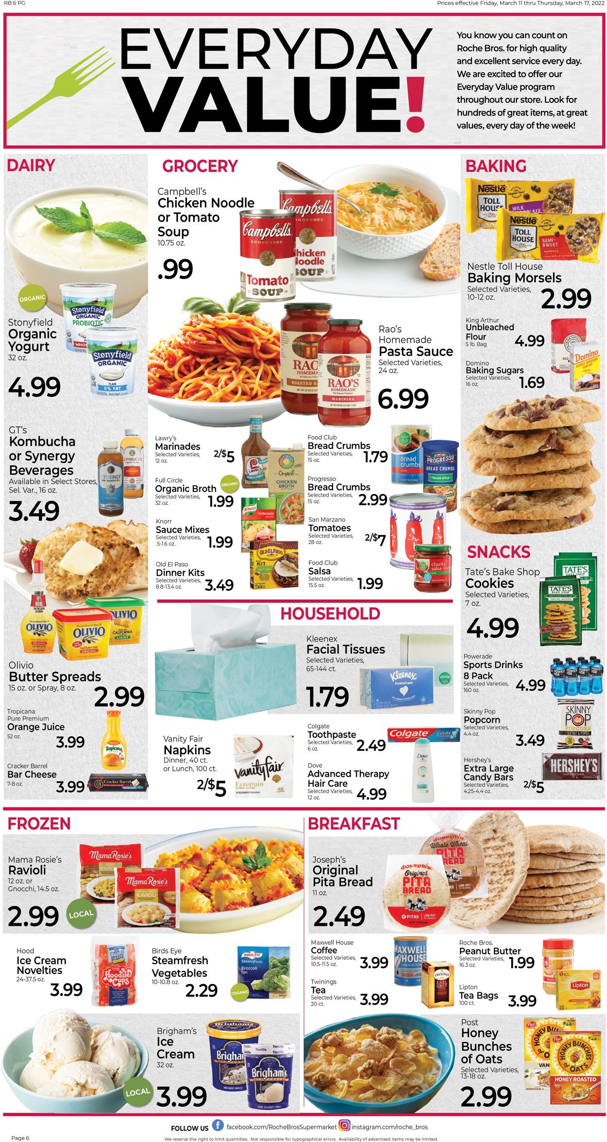 Roche Bros. Supermarkets Ad from 03/11/2022