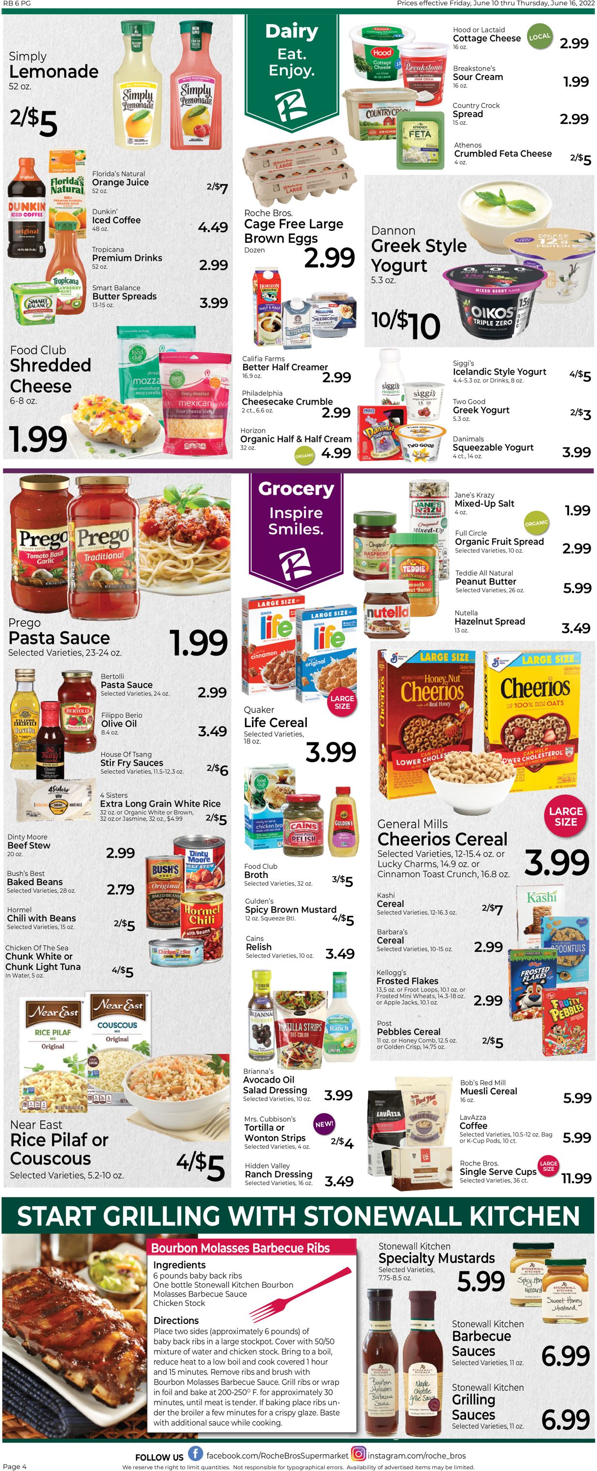 Roche Bros. Supermarkets Ad from 06/10/2022
