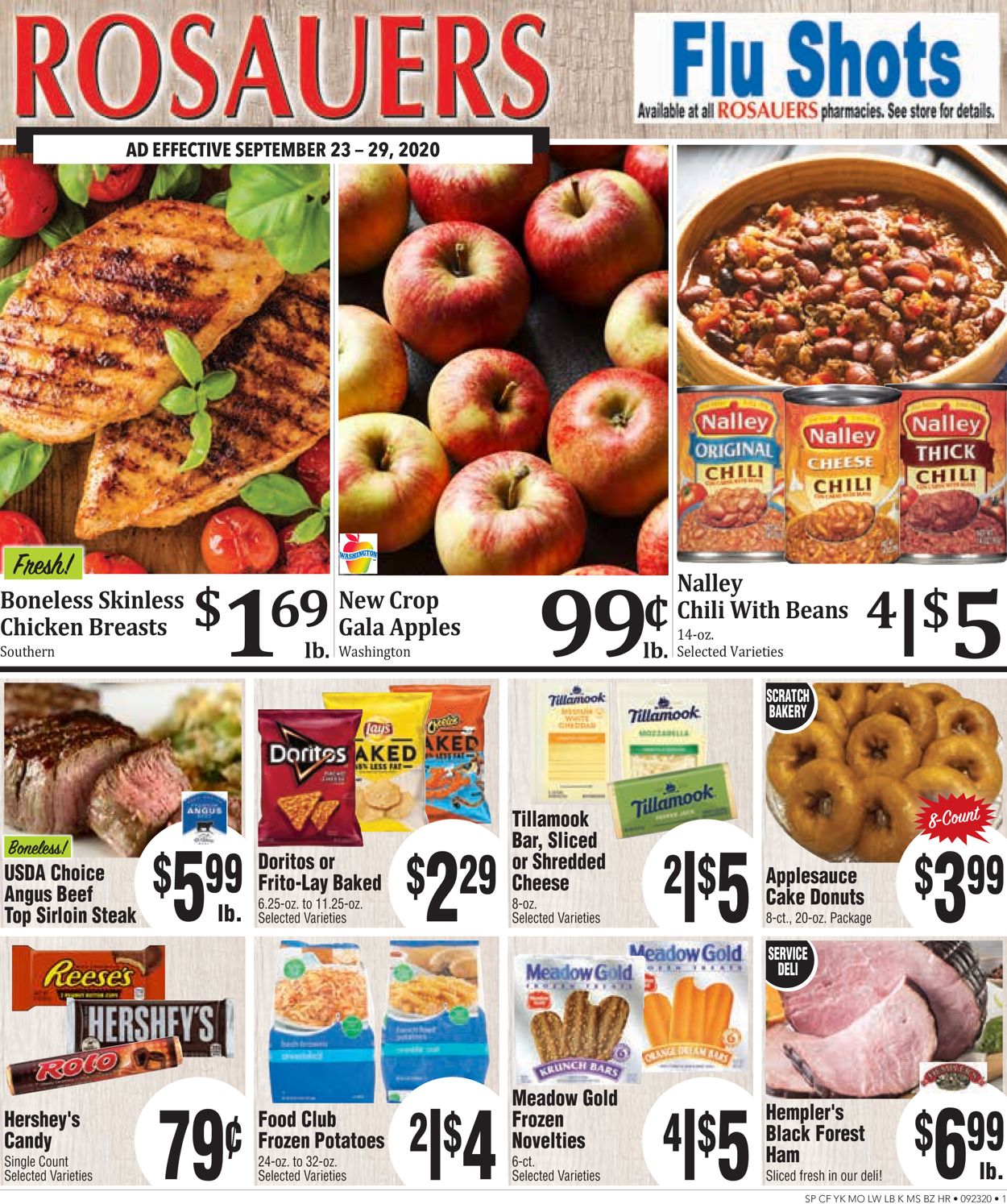 Rosauers Ad from 09/23/2020