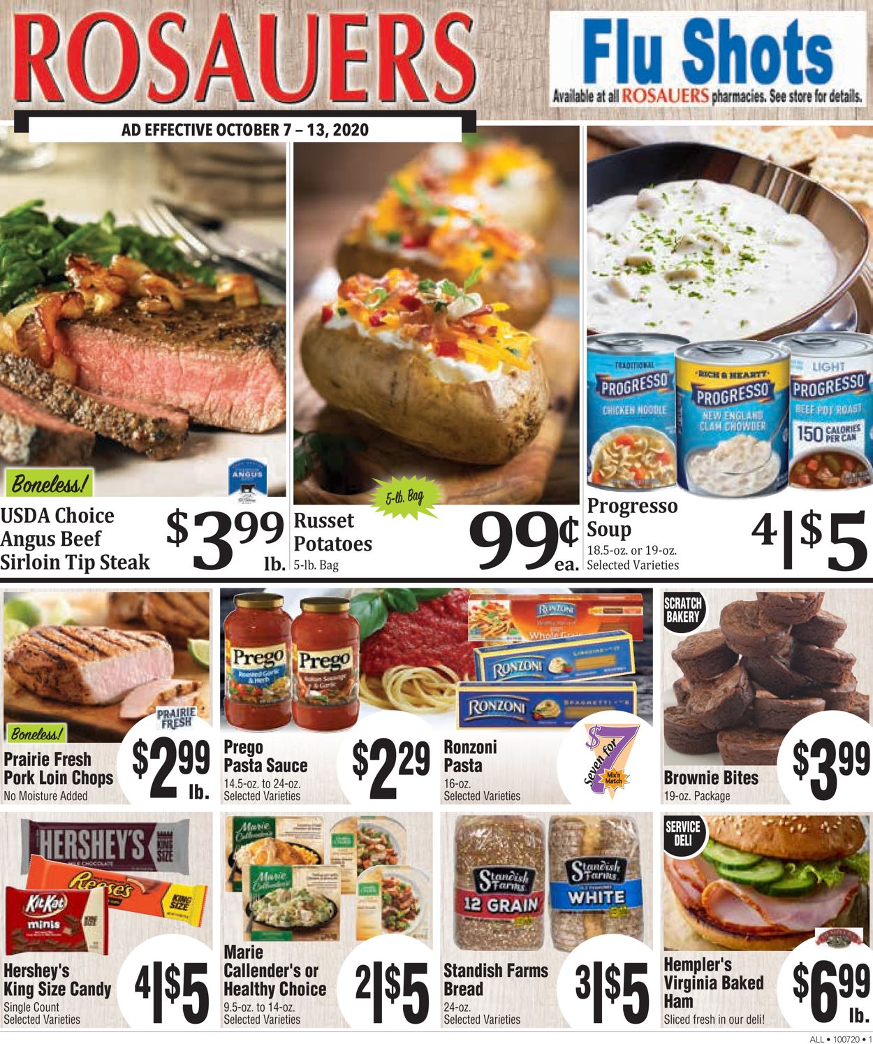Rosauers Ad from 10/07/2020