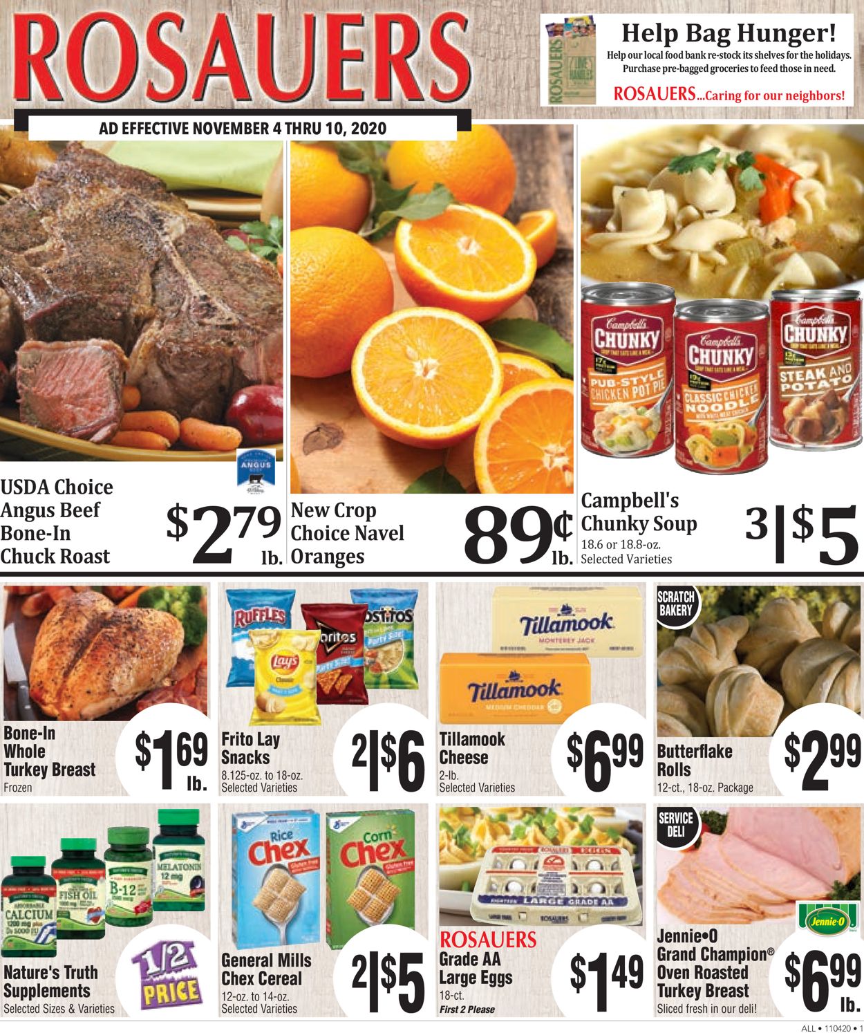 Rosauers Ad from 11/04/2020