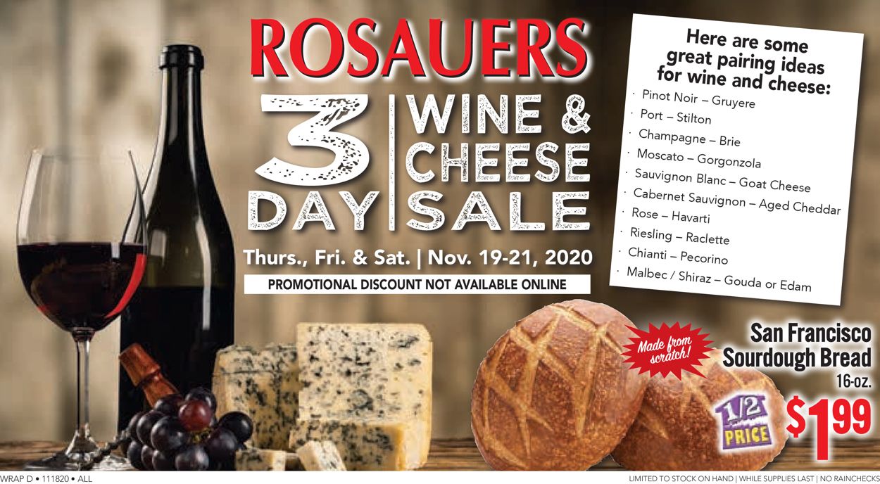 Rosauers Ad from 11/19/2020