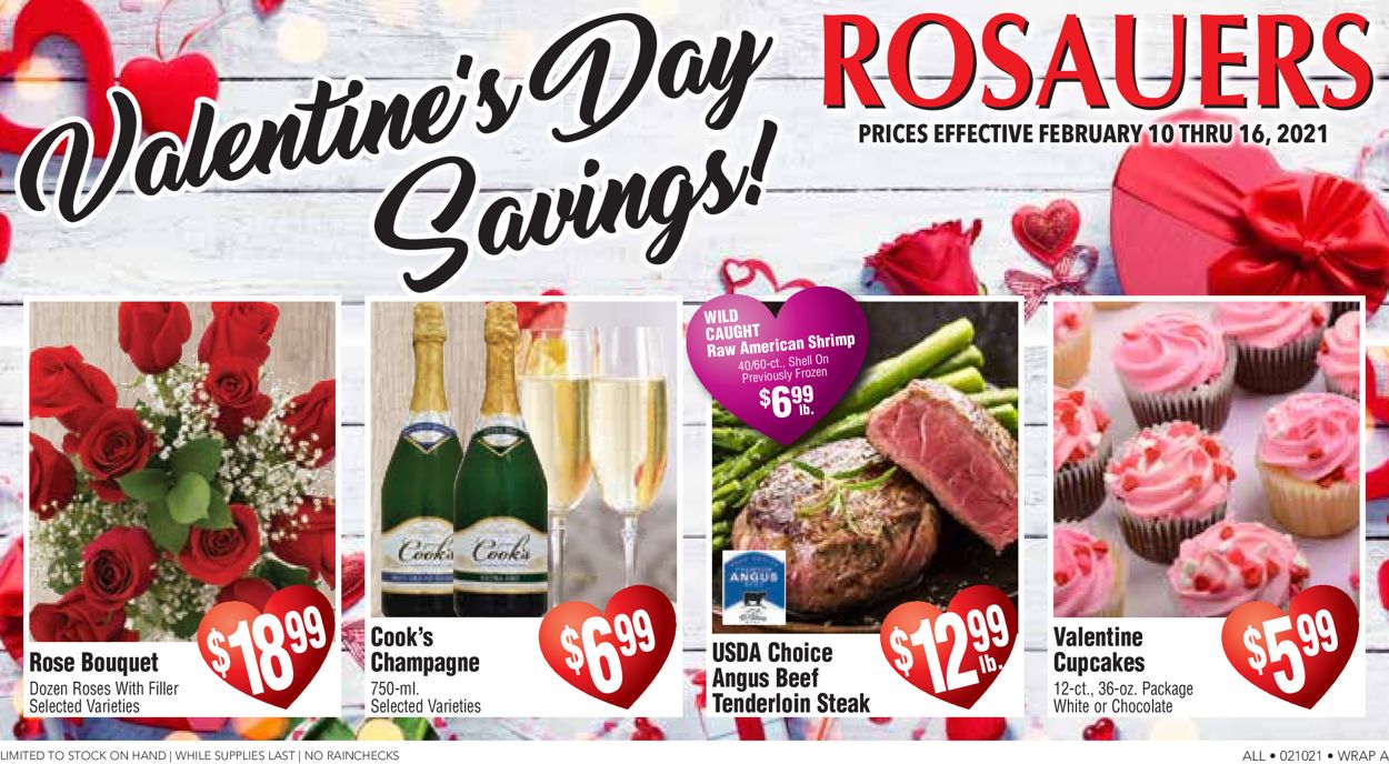 Rosauers Ad from 02/10/2021