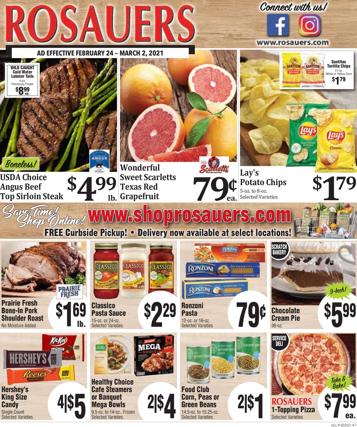 Rosauers Ad from 02/24/2021