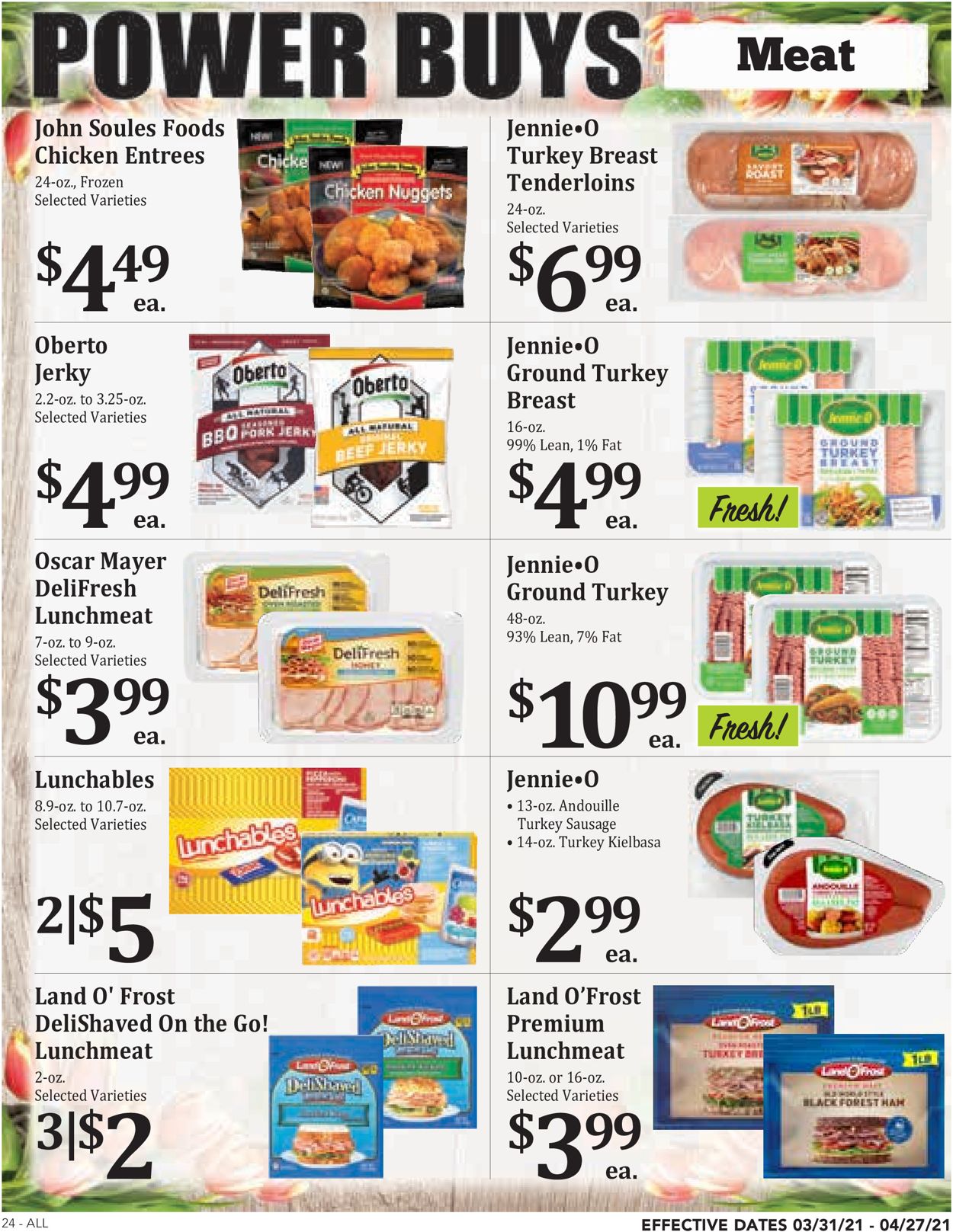 Rosauers Ad from 03/31/2021