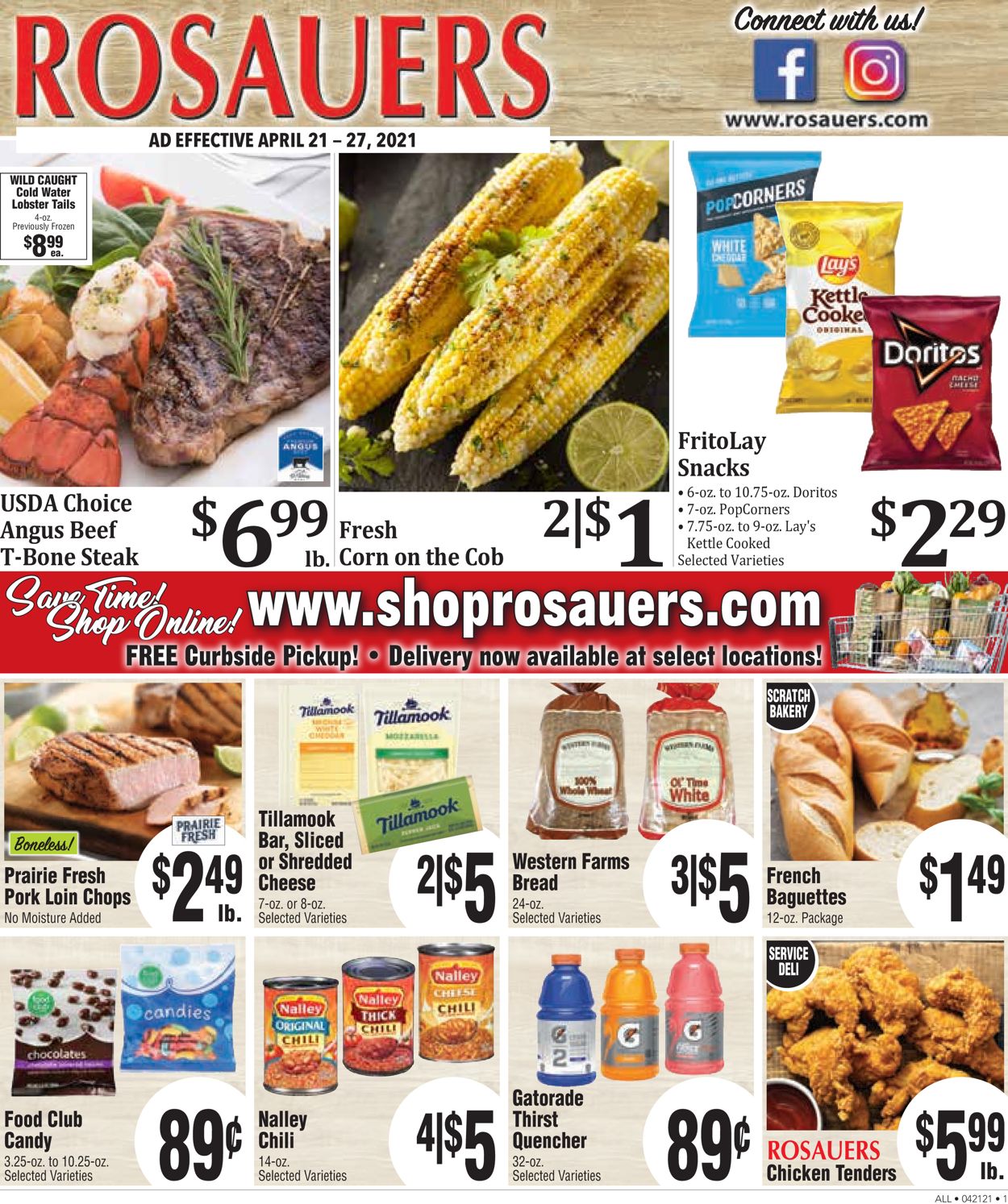 Rosauers Ad from 04/21/2021