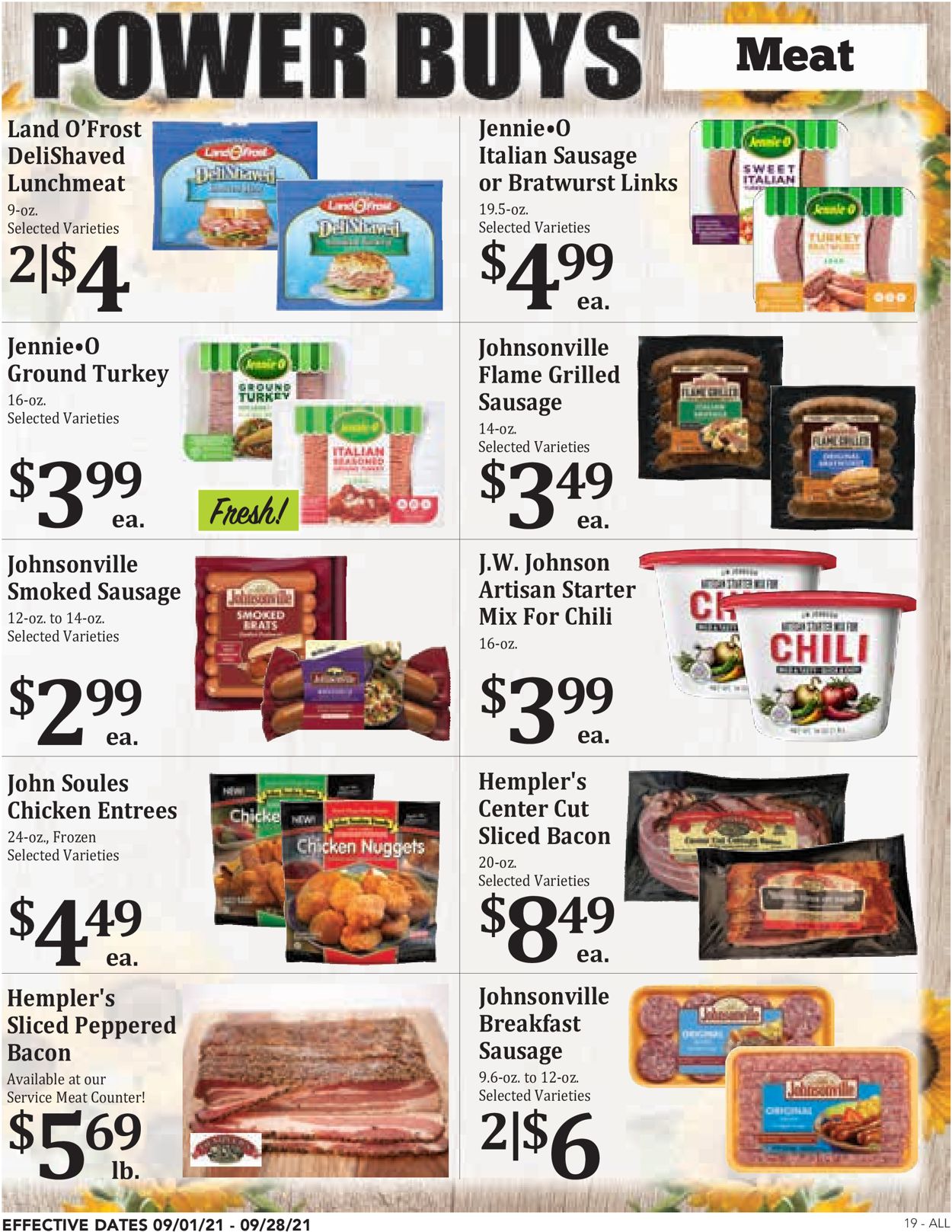 Rosauers Ad from 09/01/2021