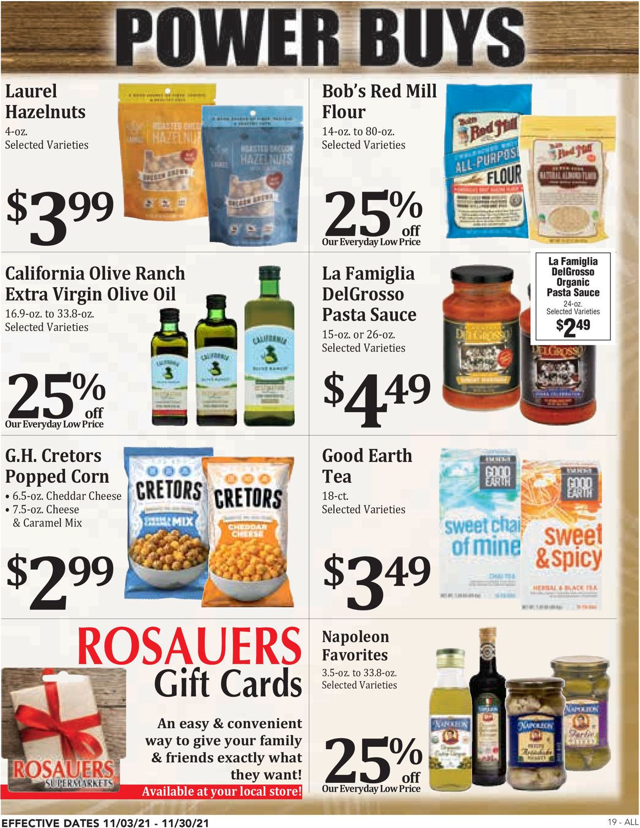 Rosauers Ad from 11/03/2021