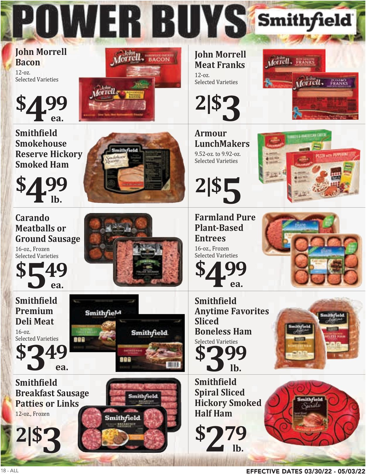 Rosauers Ad from 03/30/2022