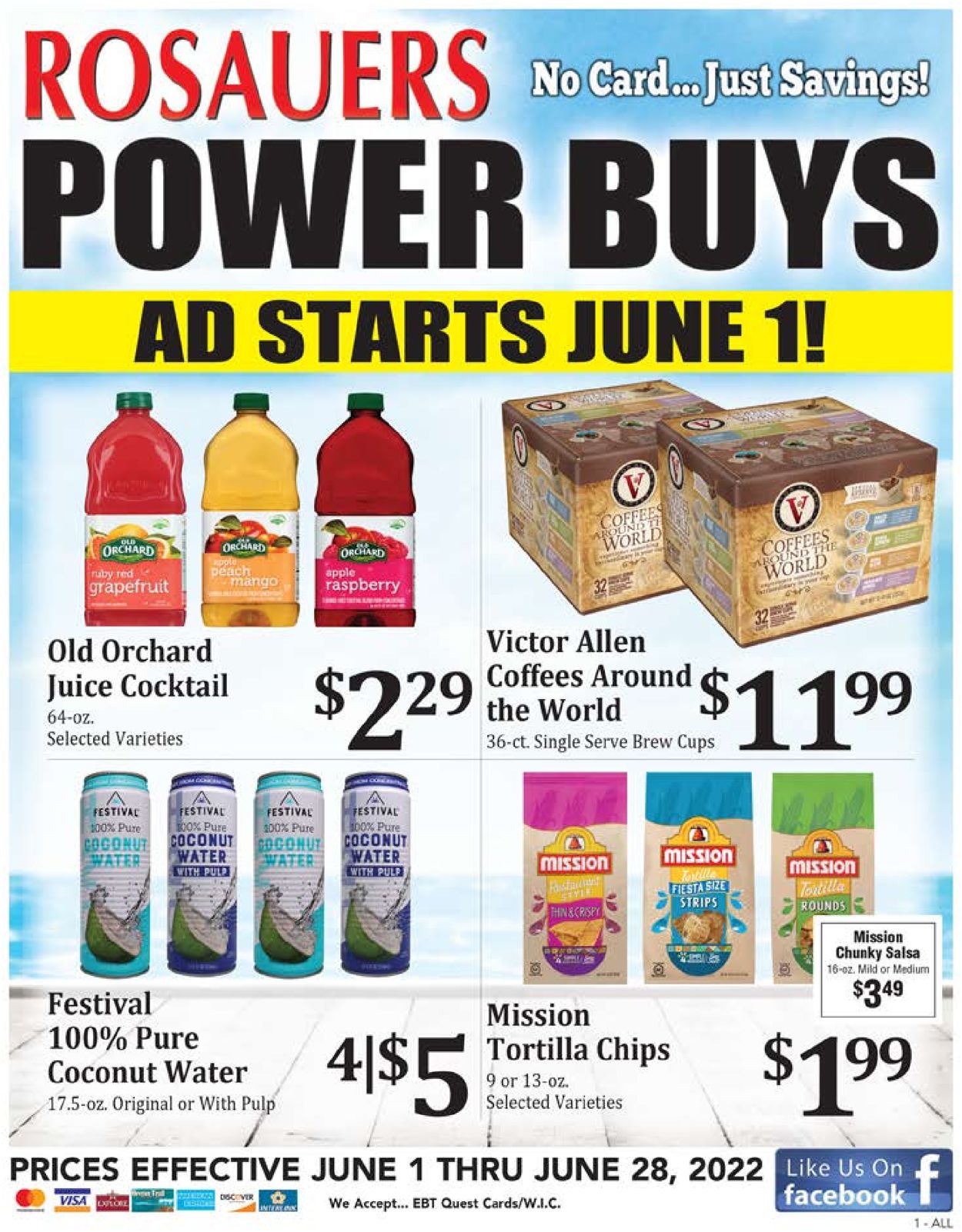 Rosauers Ad from 06/01/2022