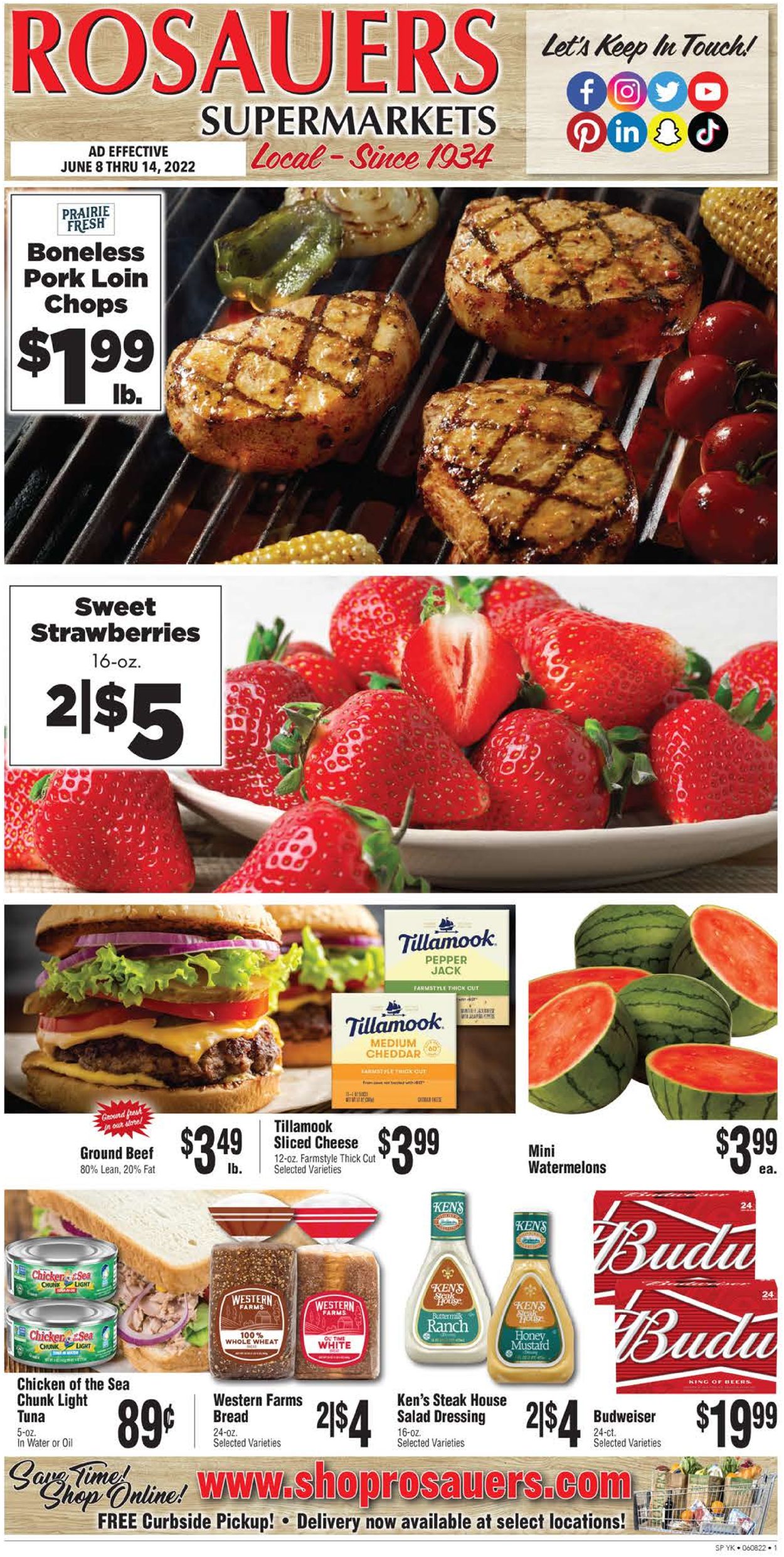 Rosauers Ad from 06/08/2022