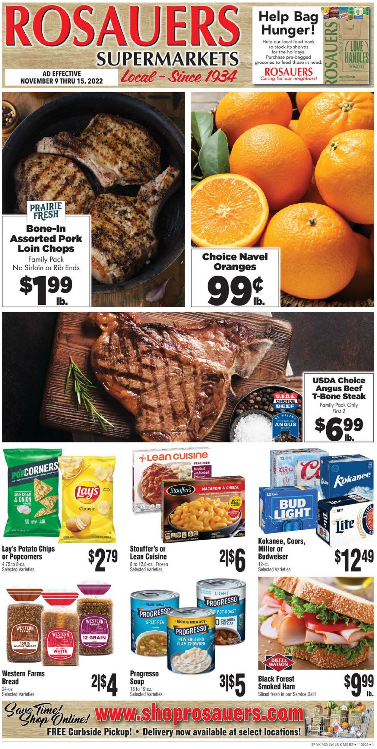 Rosauers Ad from 11/09/2022