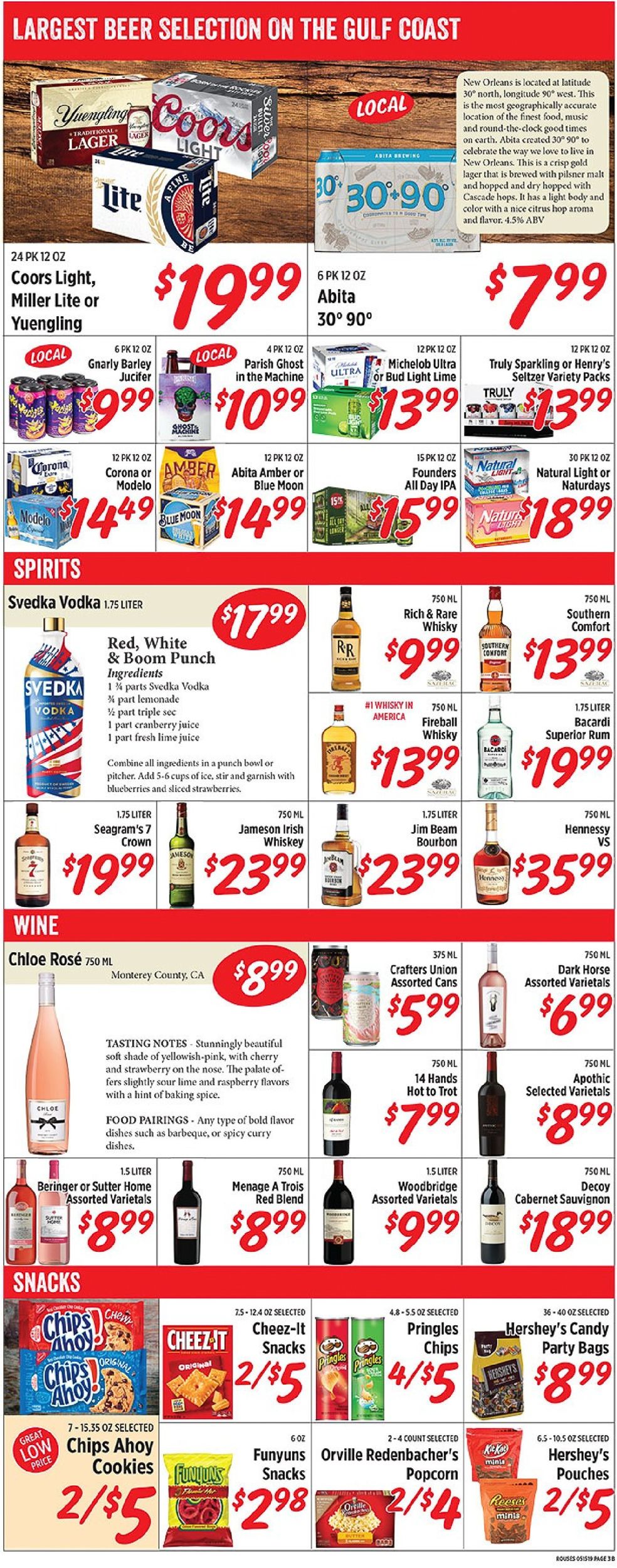 Rouses Ad from 05/15/2019