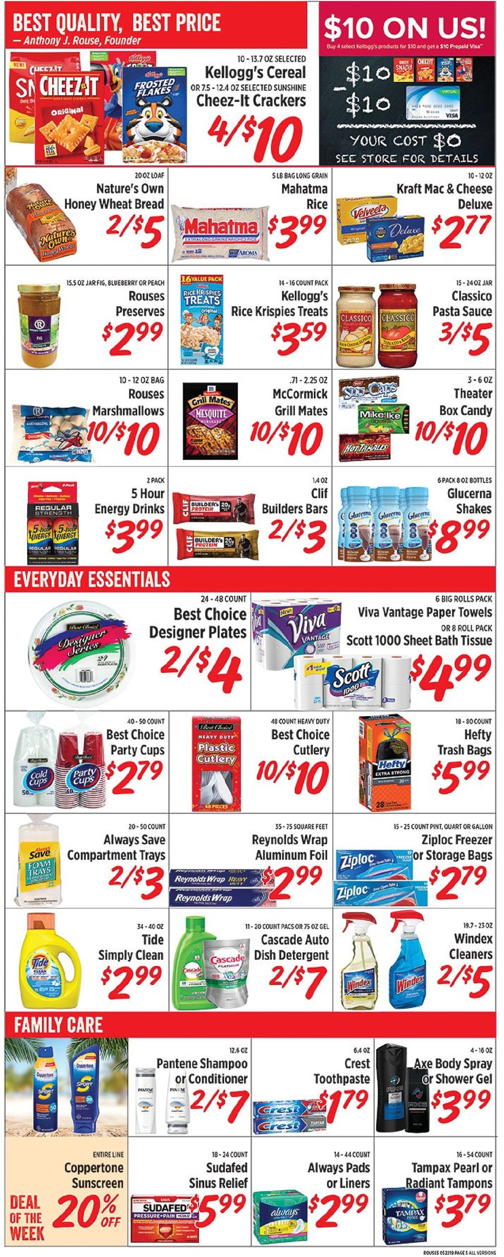 Rouses Ad from 05/22/2019