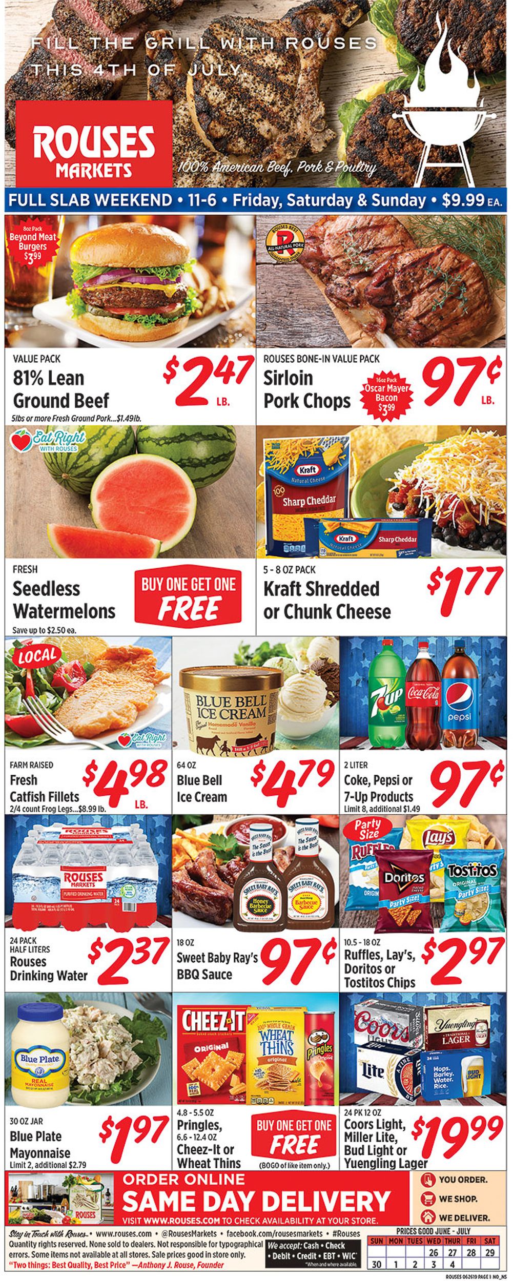 Rouses Ad from 06/26/2019