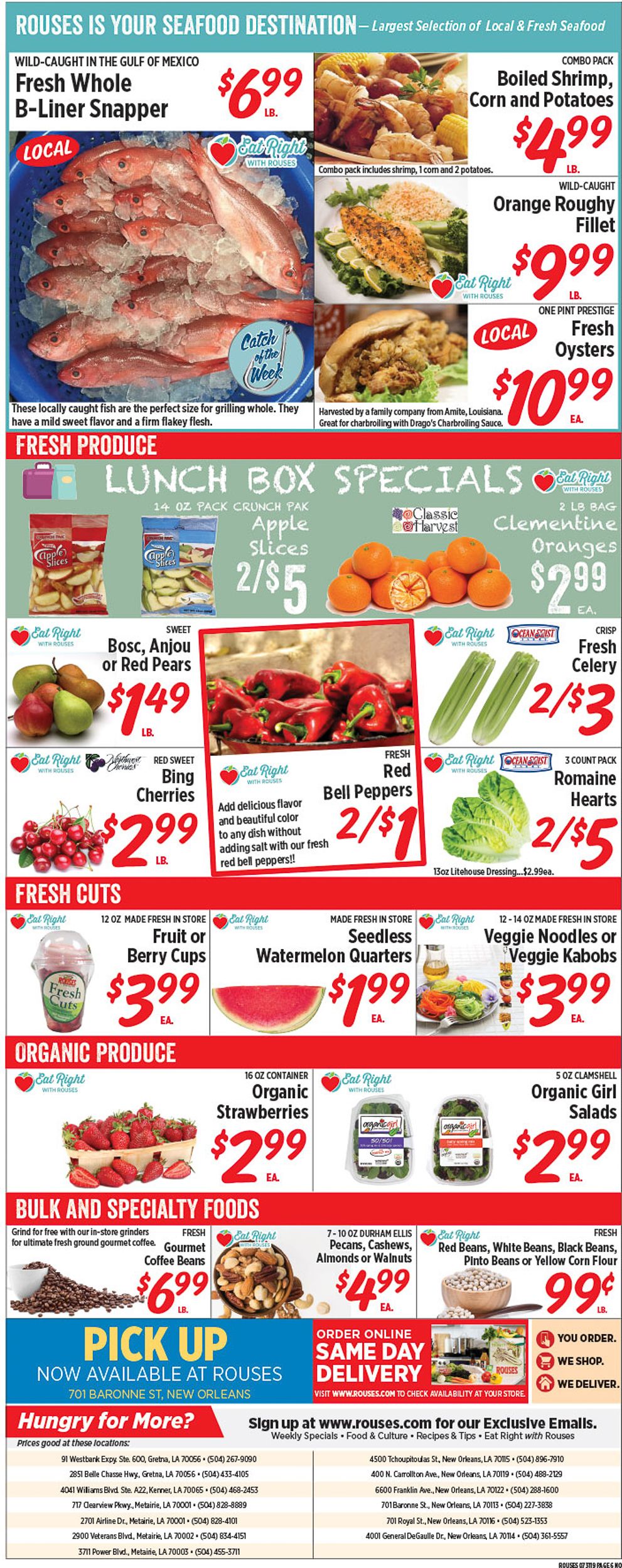 Rouses Ad from 07/31/2019
