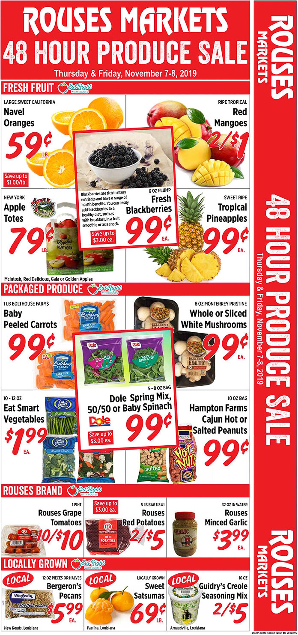 Rouses Ad from 11/07/2019