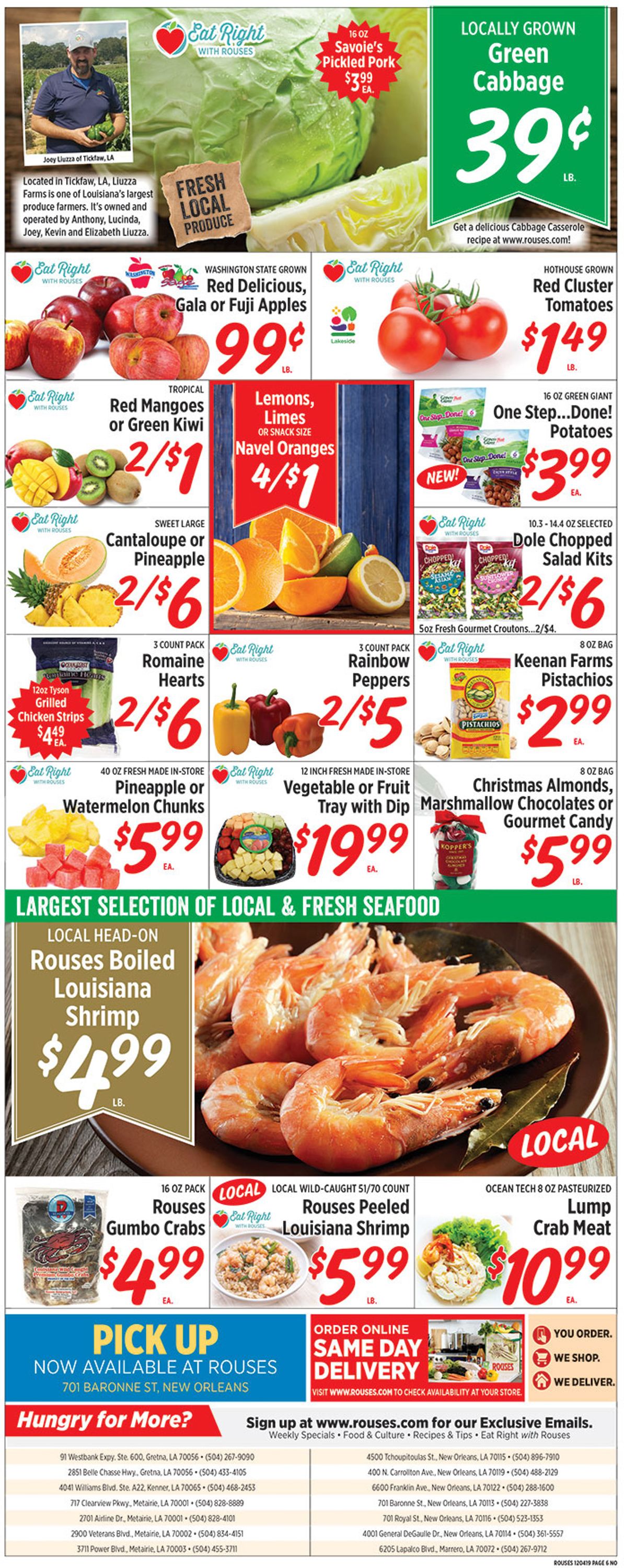 Rouses Ad from 12/04/2019