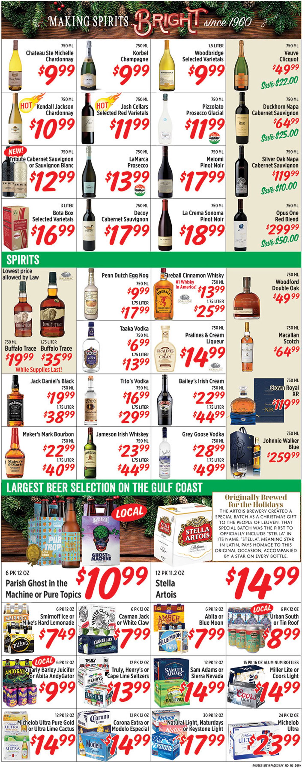 Rouses Ad from 12/18/2019