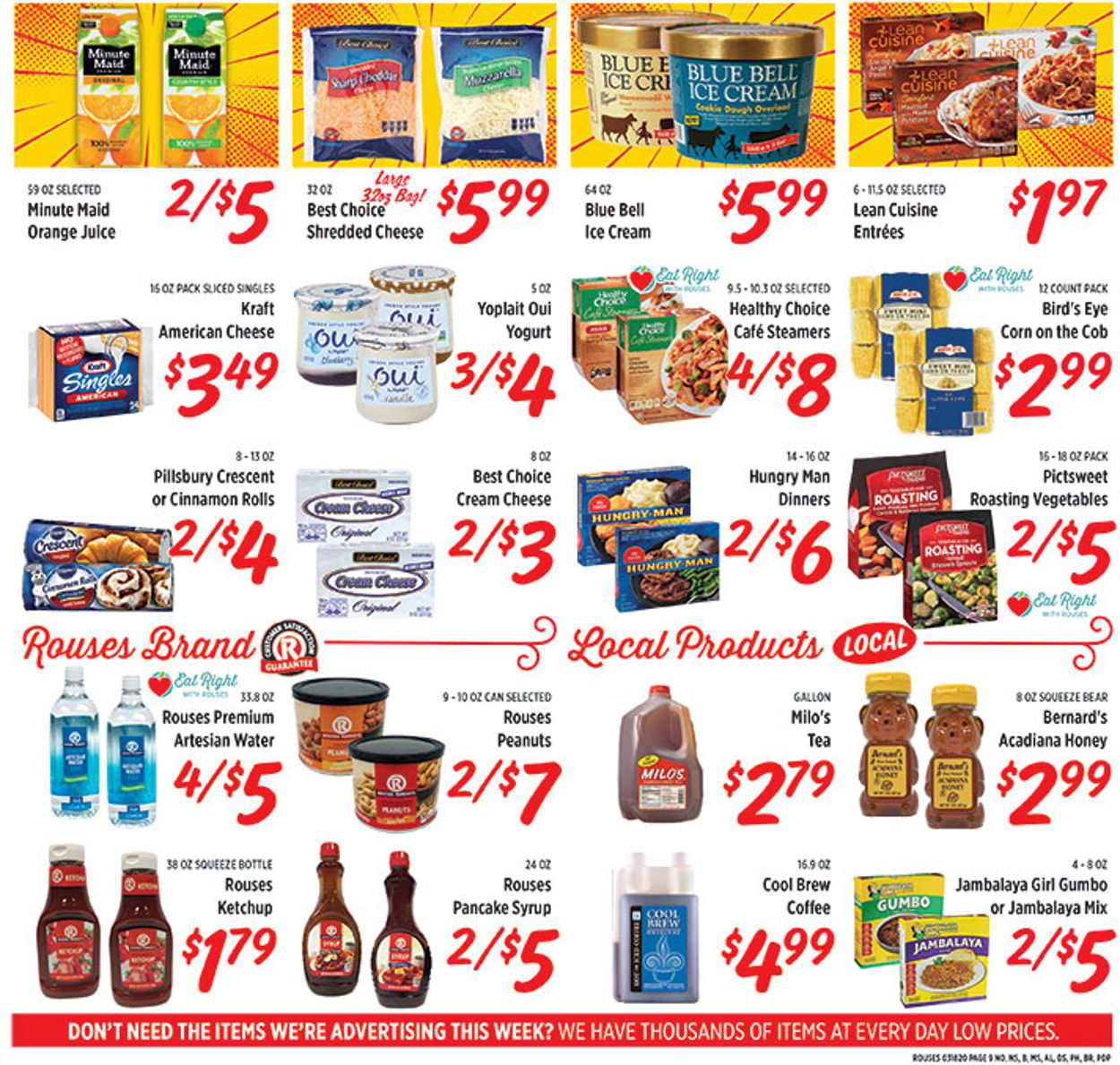 Rouses Ad from 03/18/2020