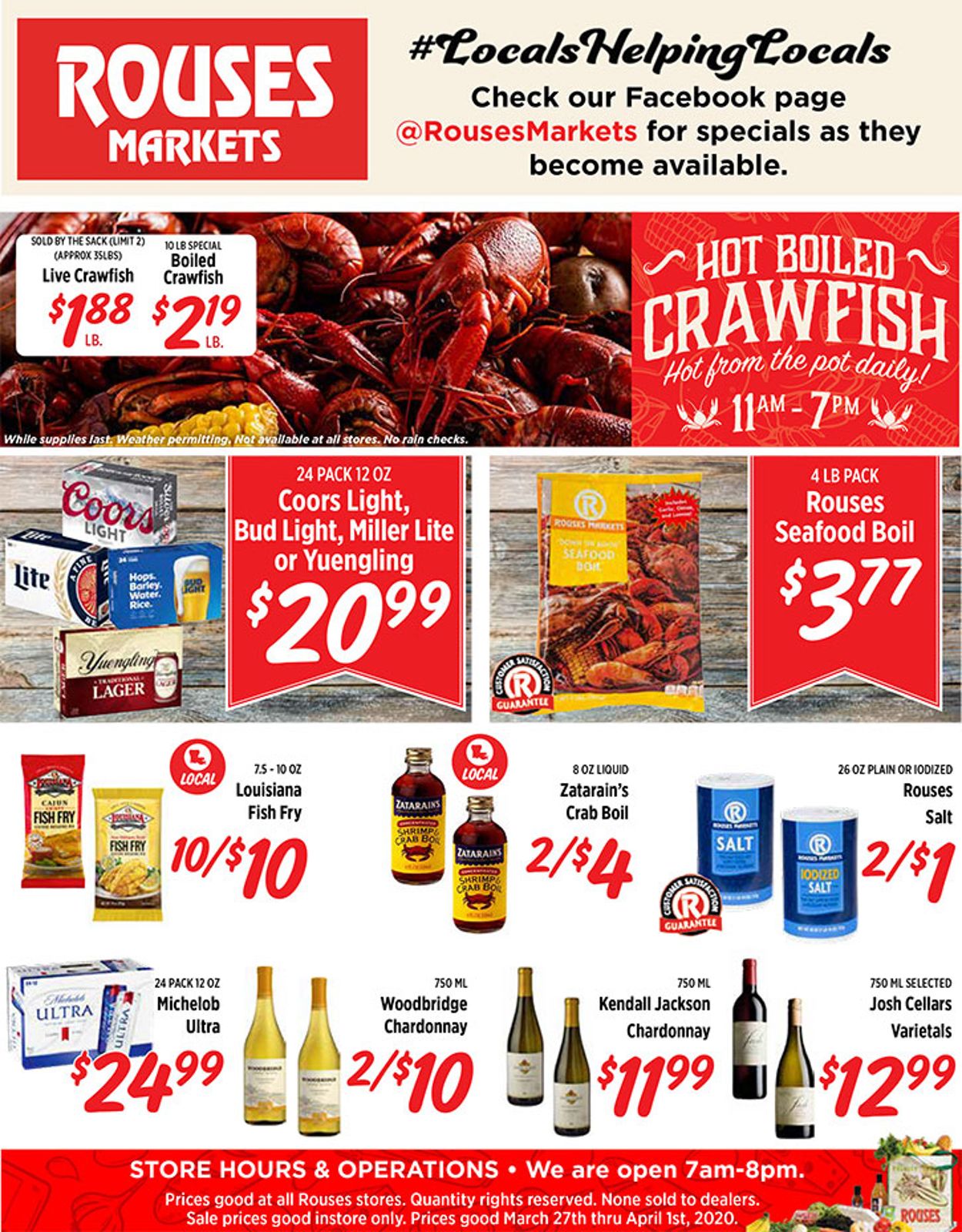 Rouses Ad from 03/27/2020