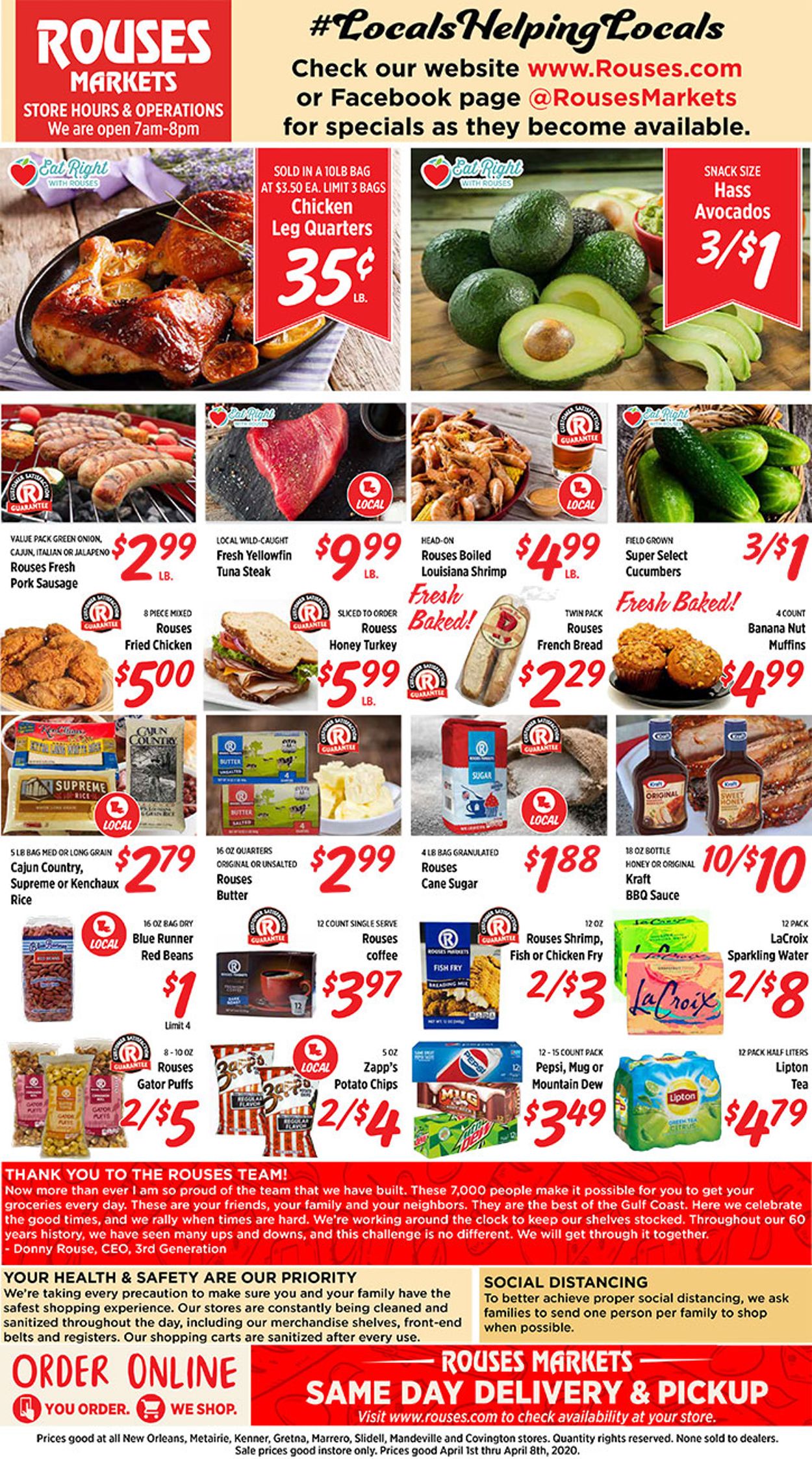 Rouses Ad from 04/01/2020