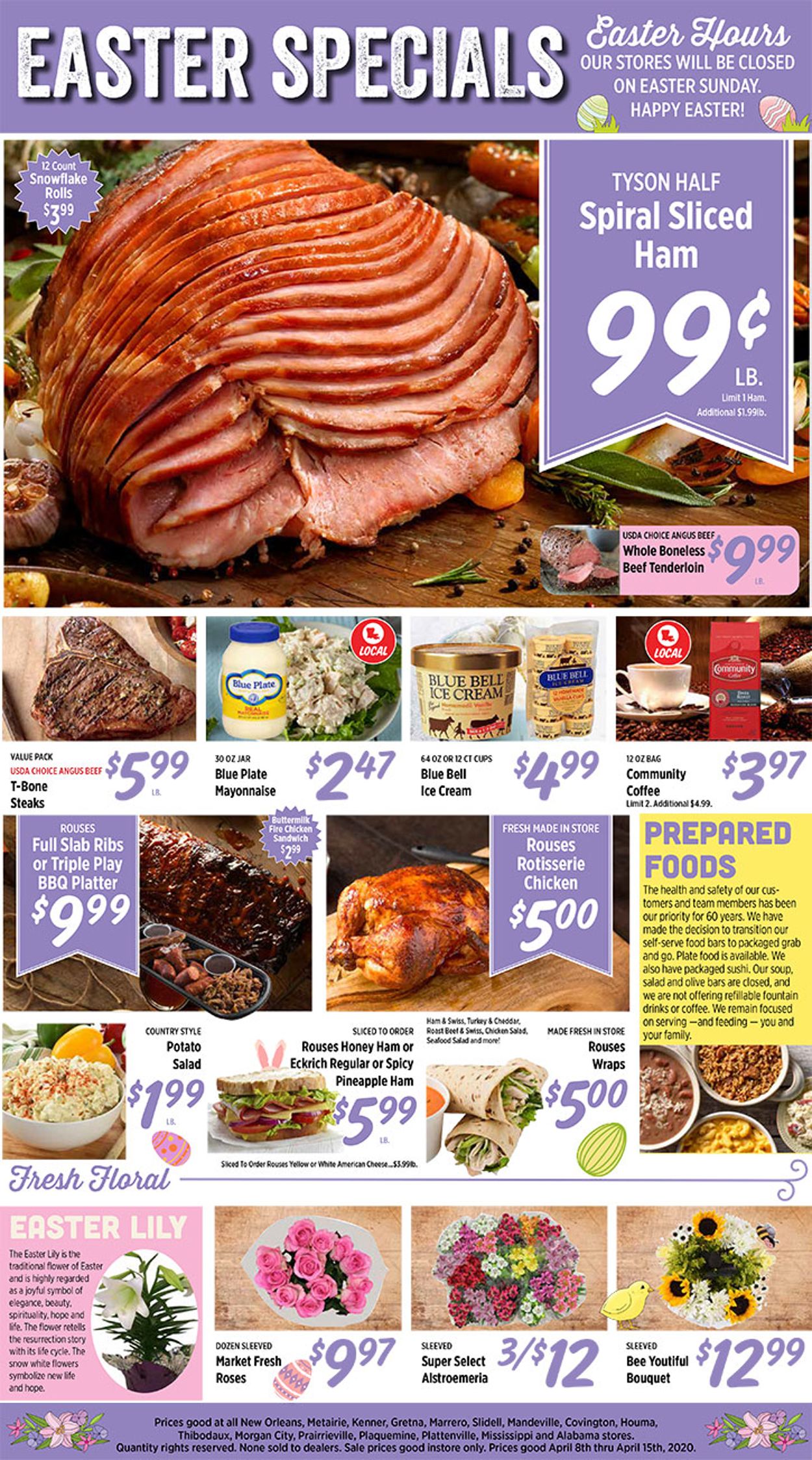 Rouses Ad from 04/08/2020