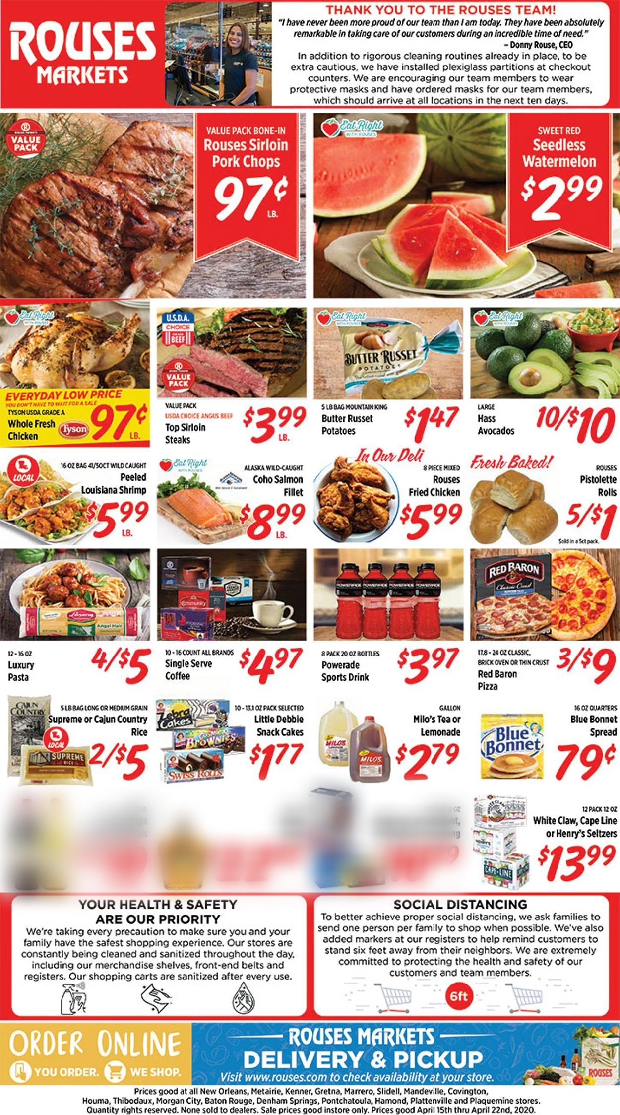 Rouses Ad from 04/15/2020