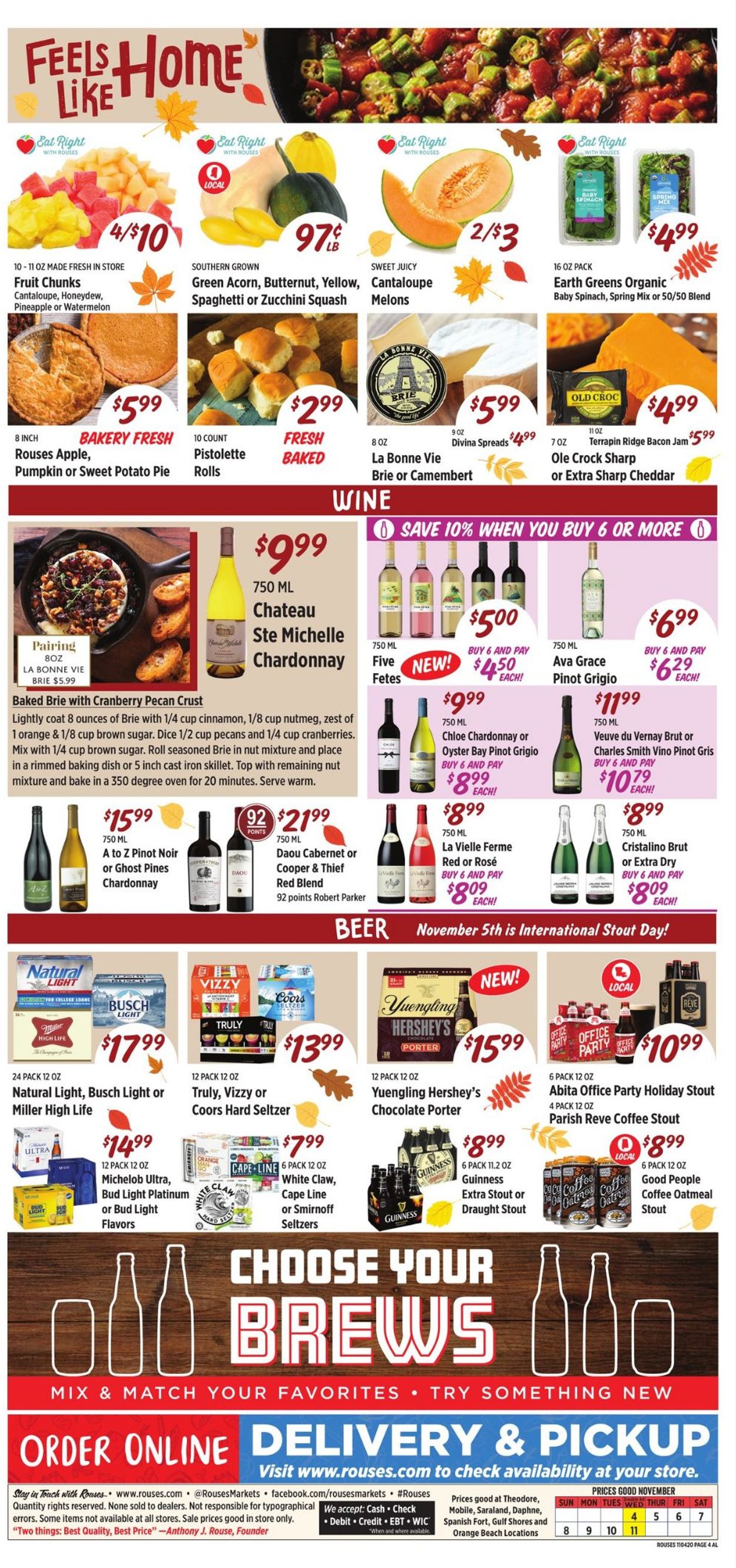 Rouses Ad from 11/04/2020