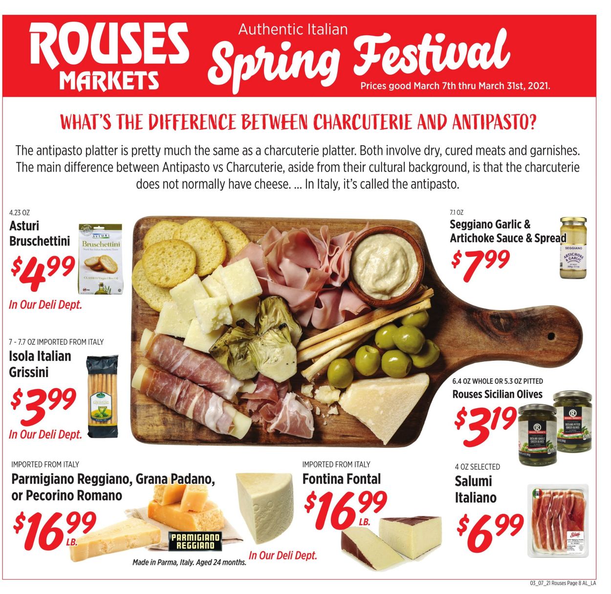 Rouses Ad from 03/07/2021