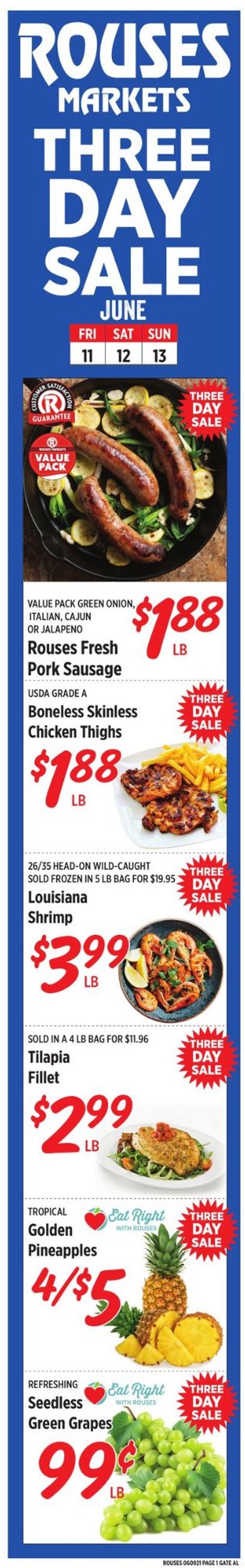 Rouses Ad from 06/09/2021