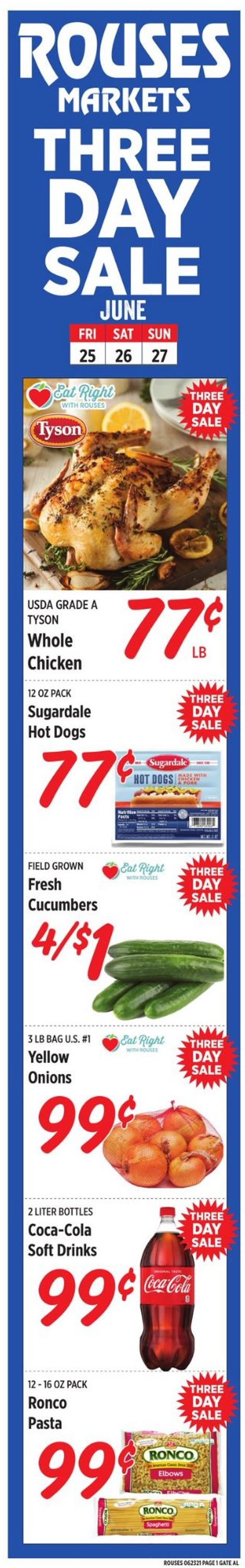 Rouses Ad from 06/23/2021