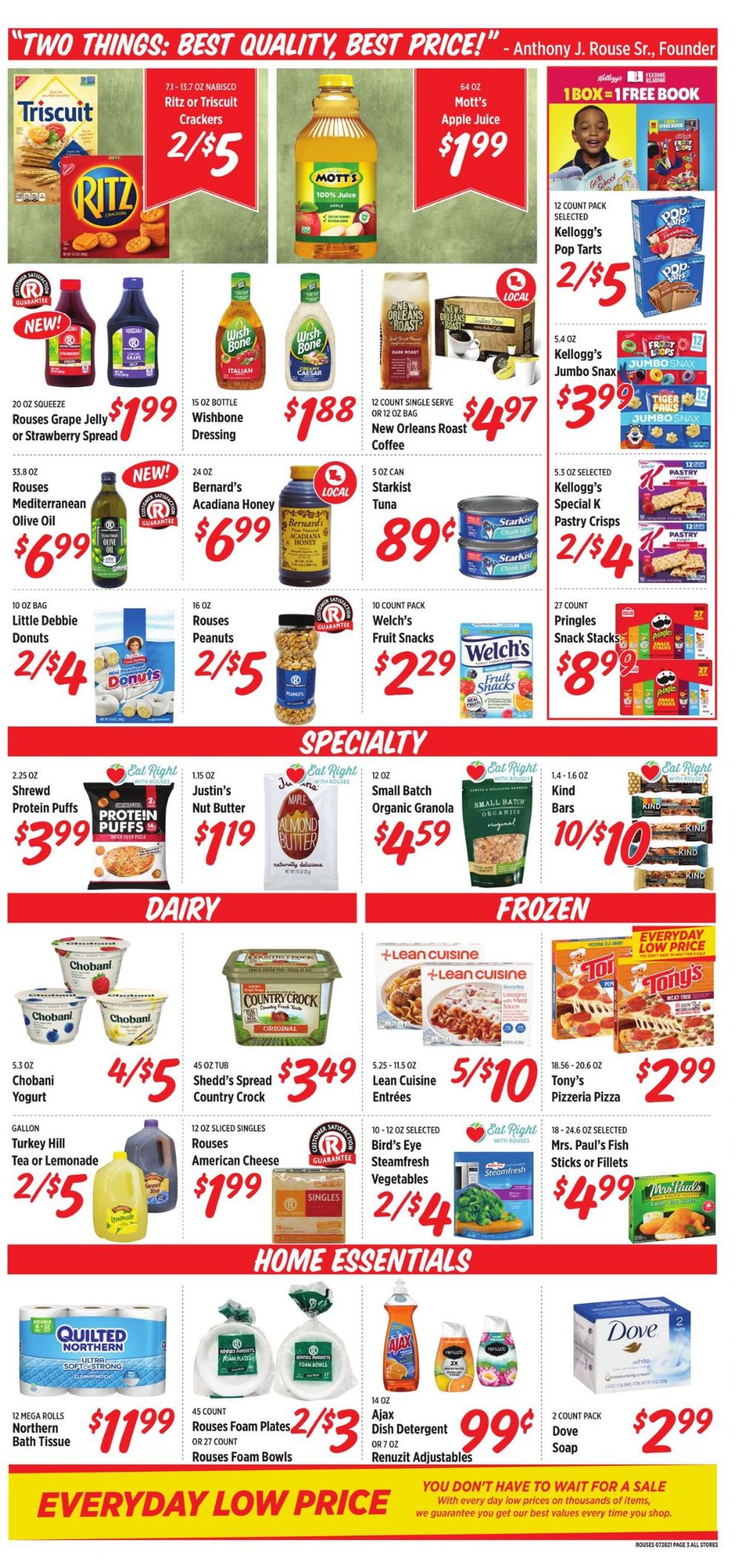 Rouses Ad from 07/28/2021