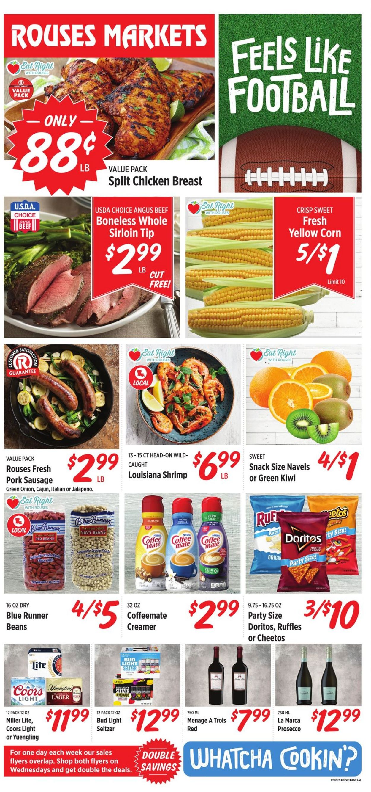 Rouses Ad from 08/25/2021
