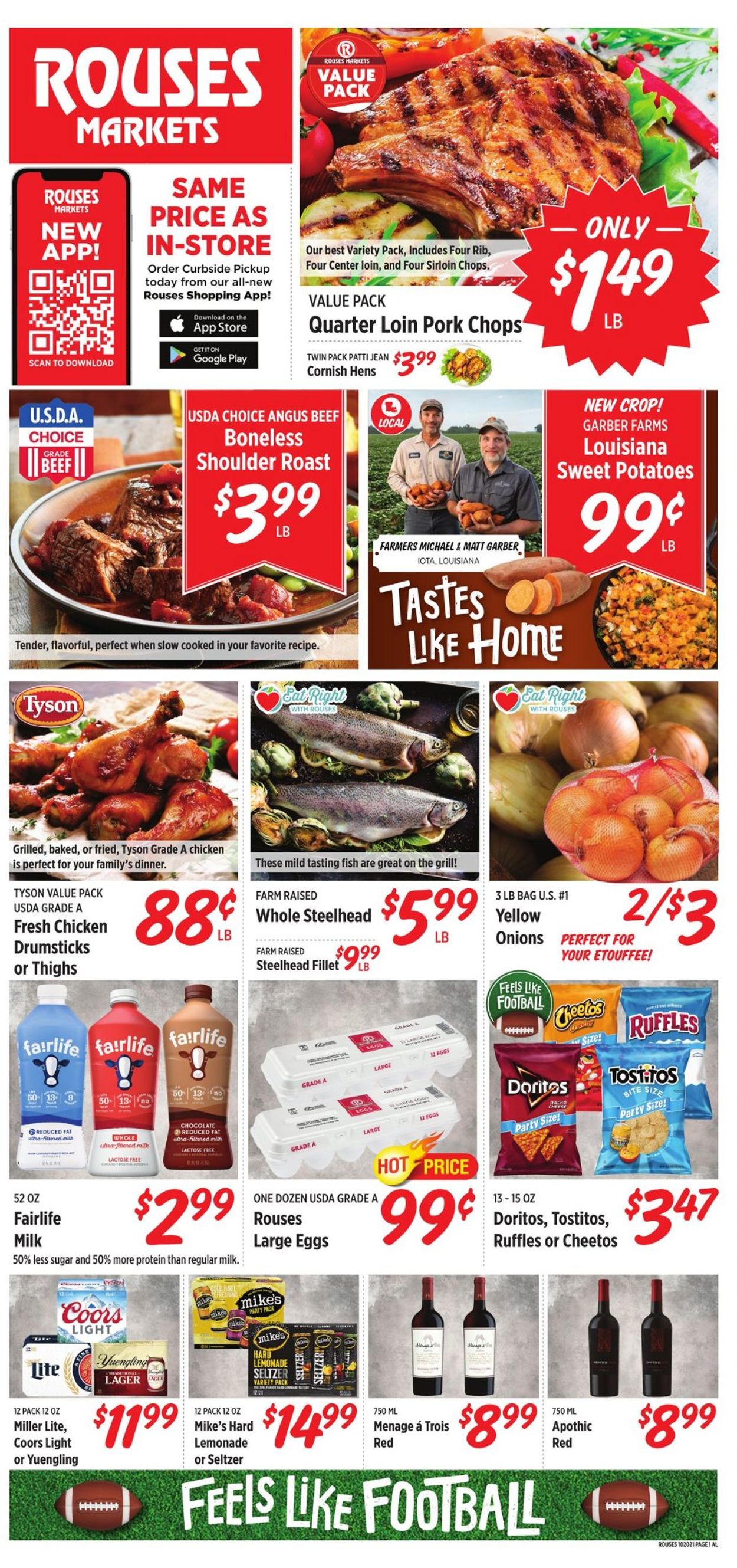 Rouses Ad from 10/20/2021