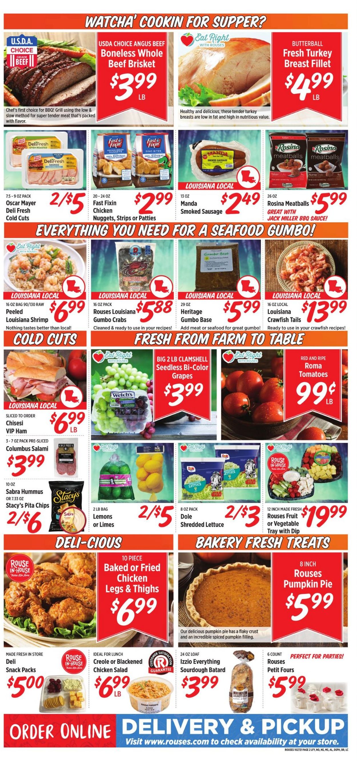 Rouses Ad from 10/27/2021