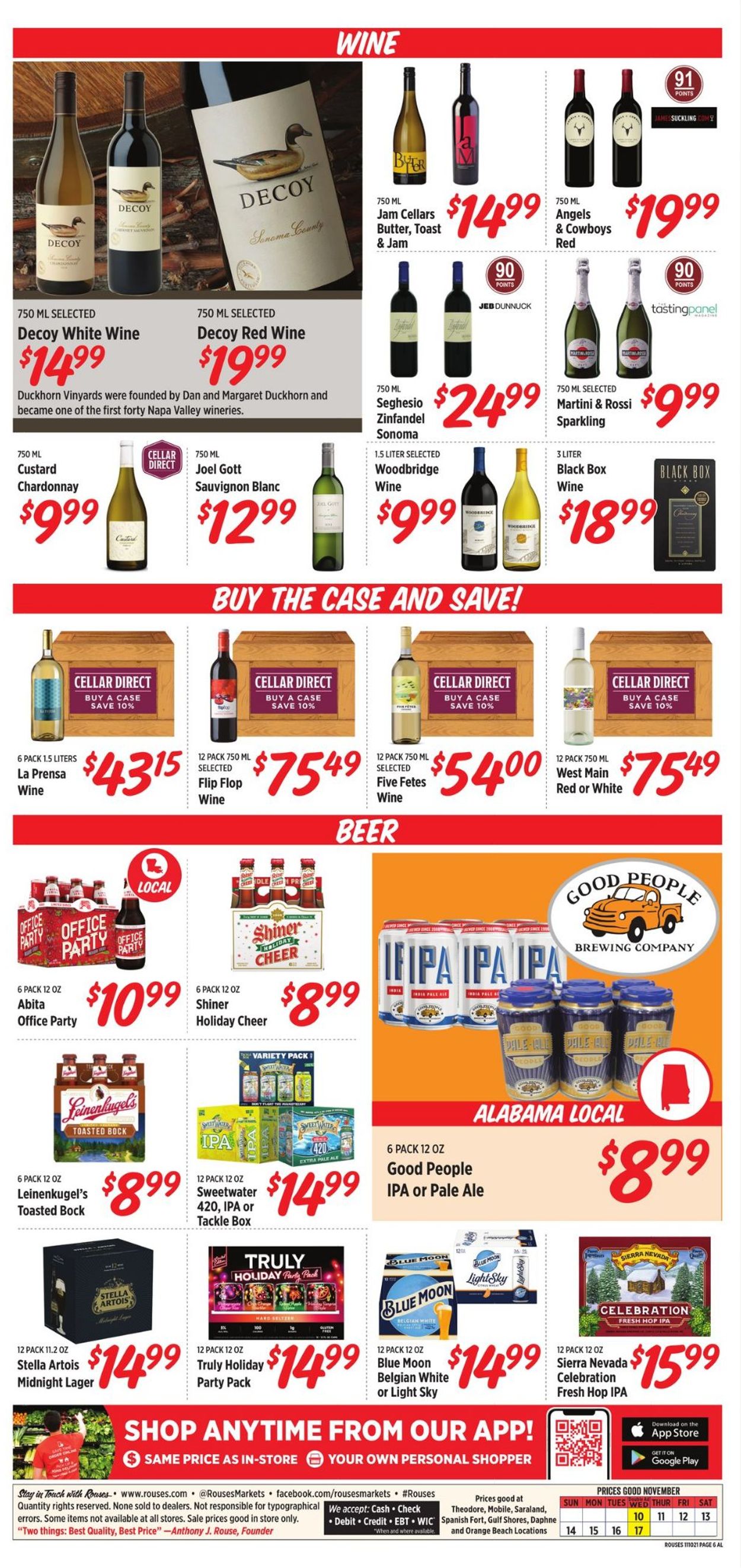 Rouses Ad from 11/10/2021