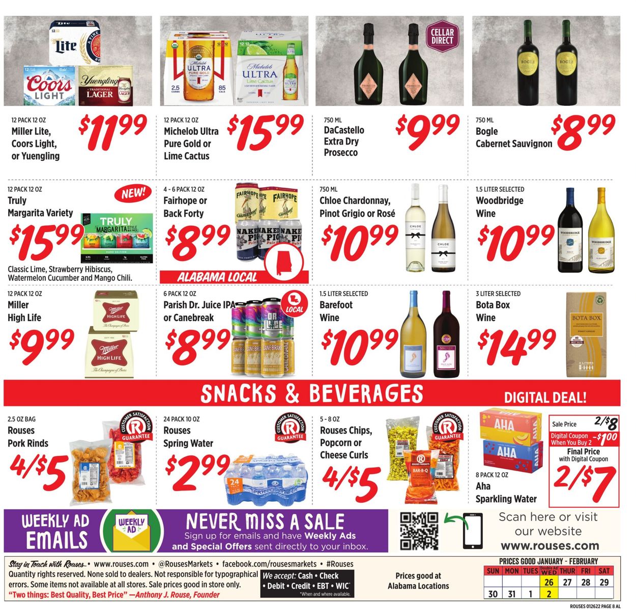 Rouses Ad from 01/26/2022