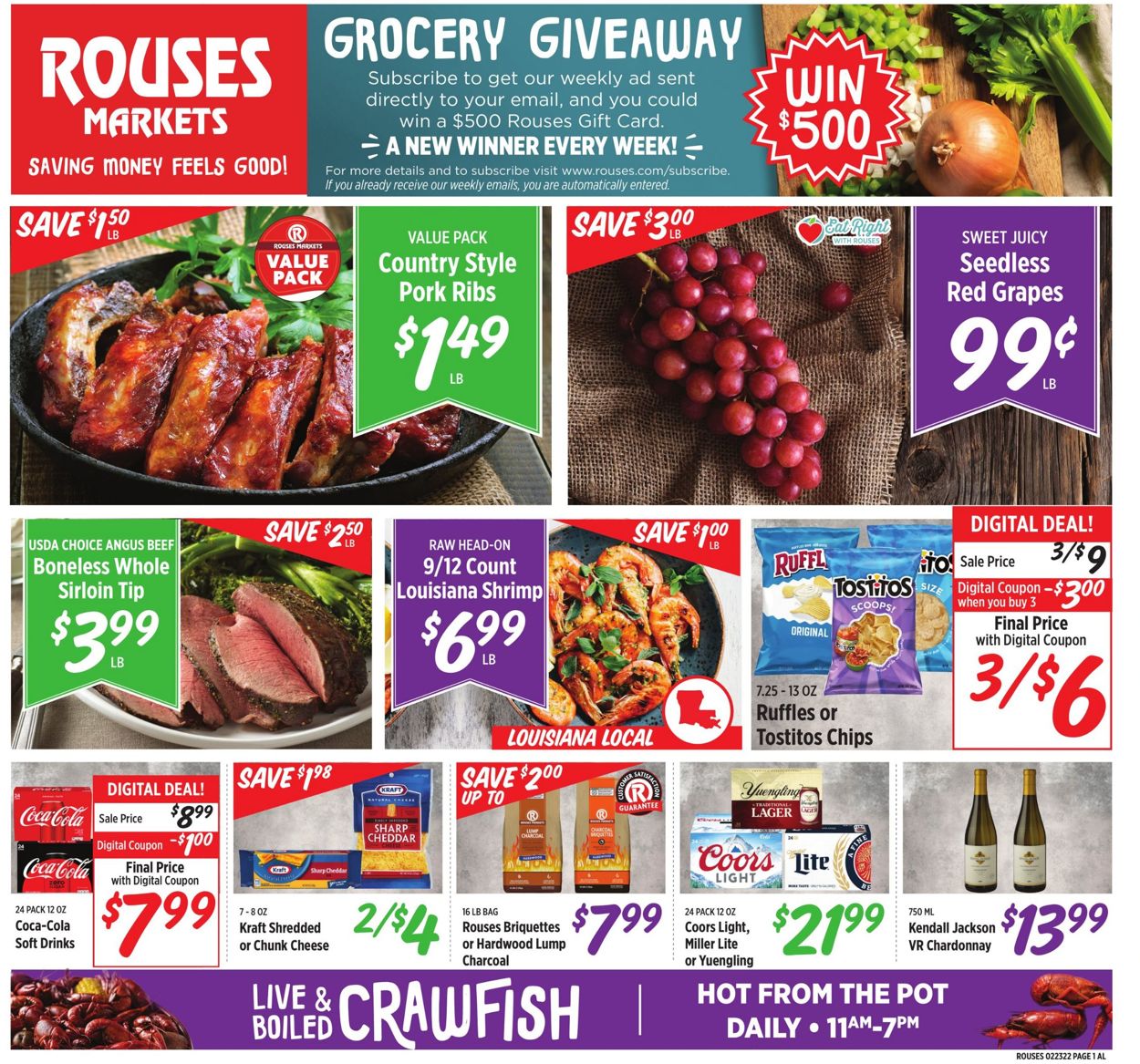 Rouses Ad from 02/23/2022