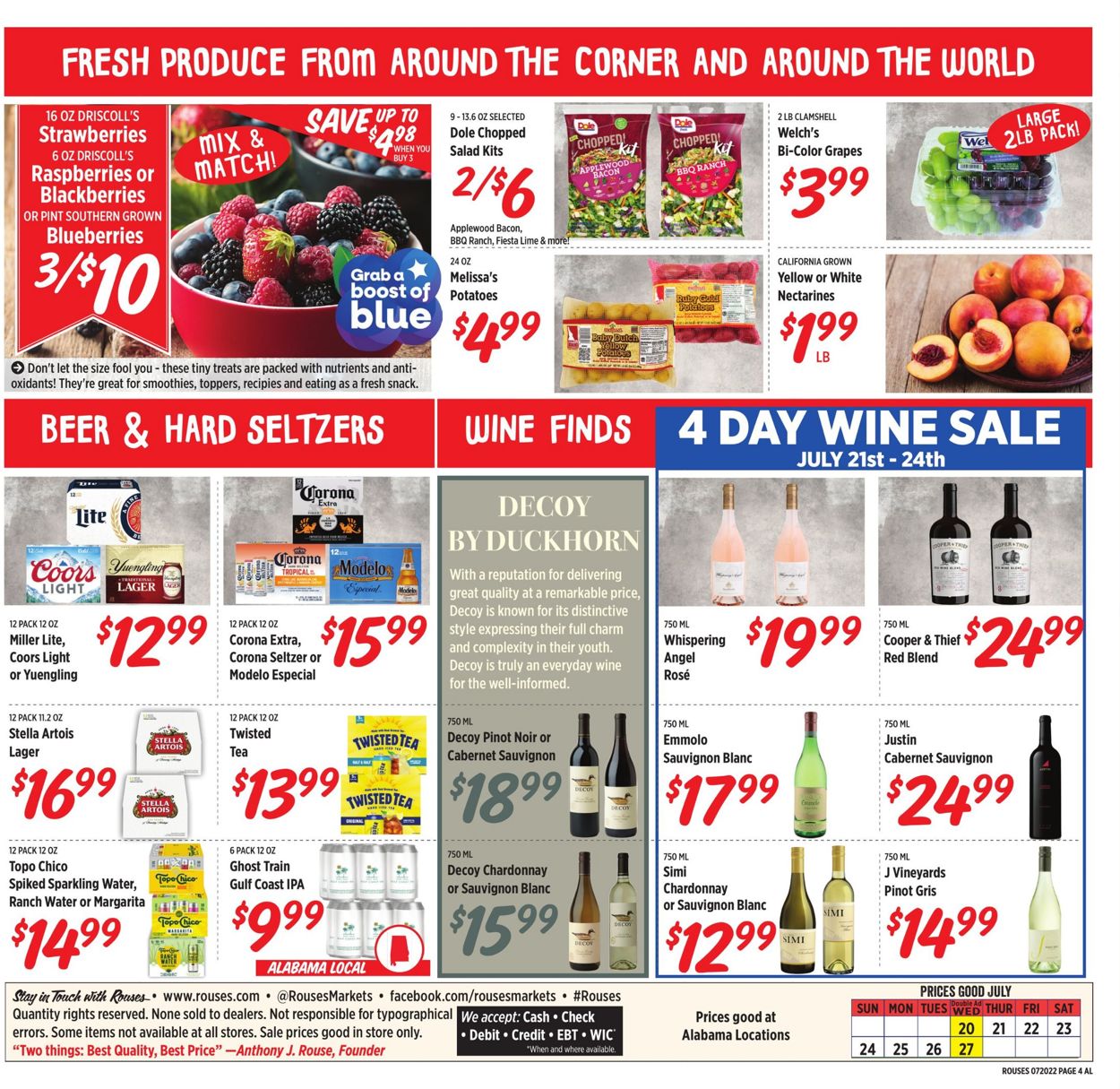 Rouses Ad from 07/20/2022