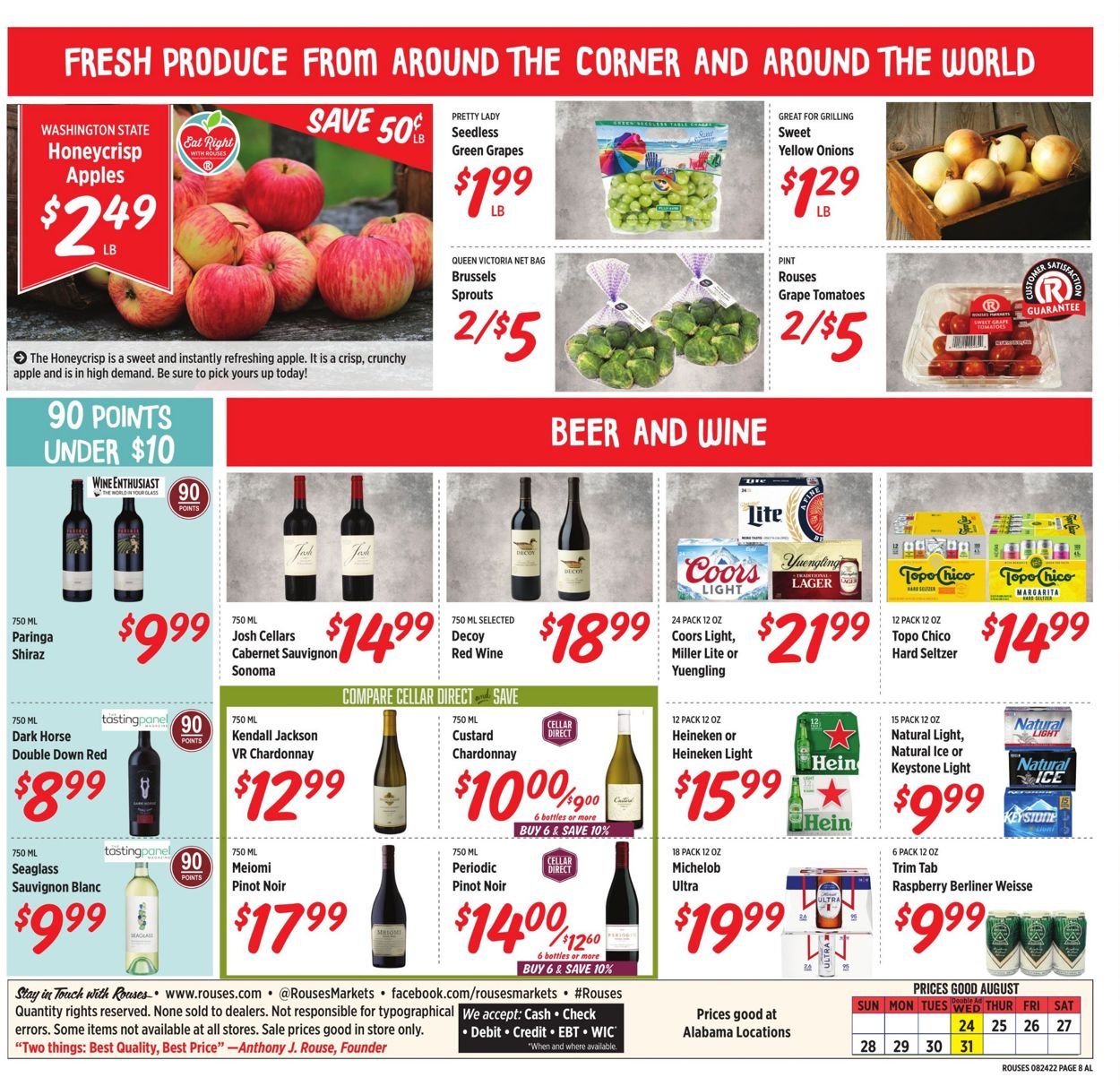 Rouses Ad from 08/24/2022