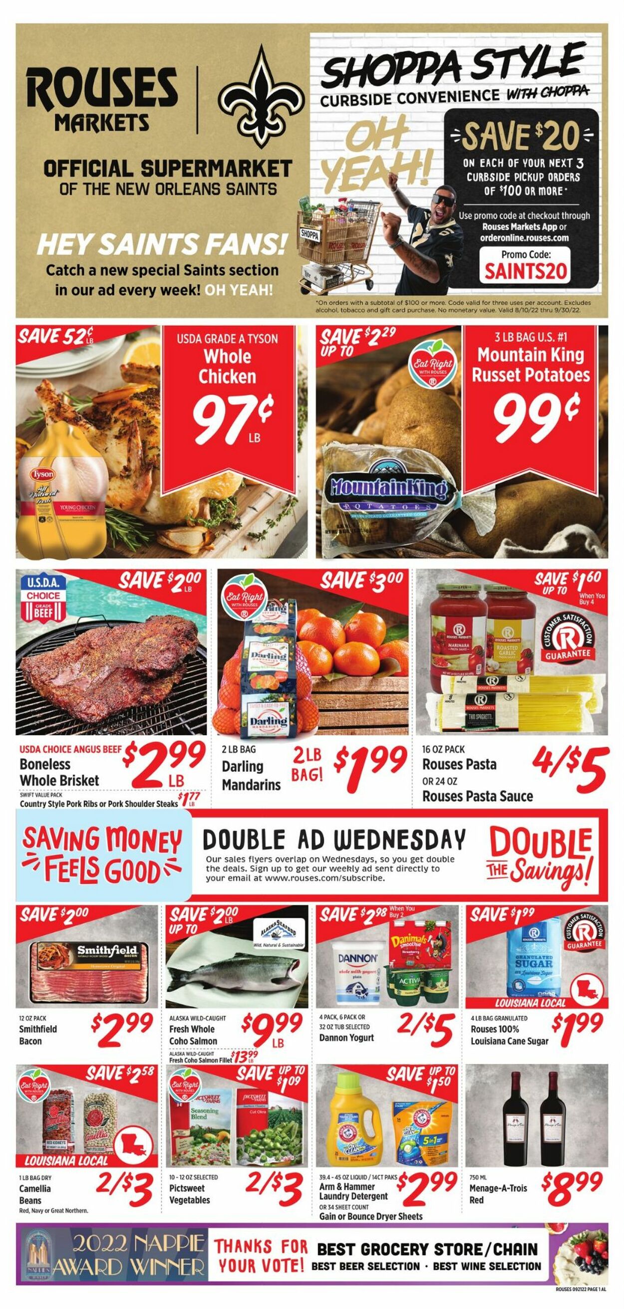 Rouses Ad from 09/21/2022