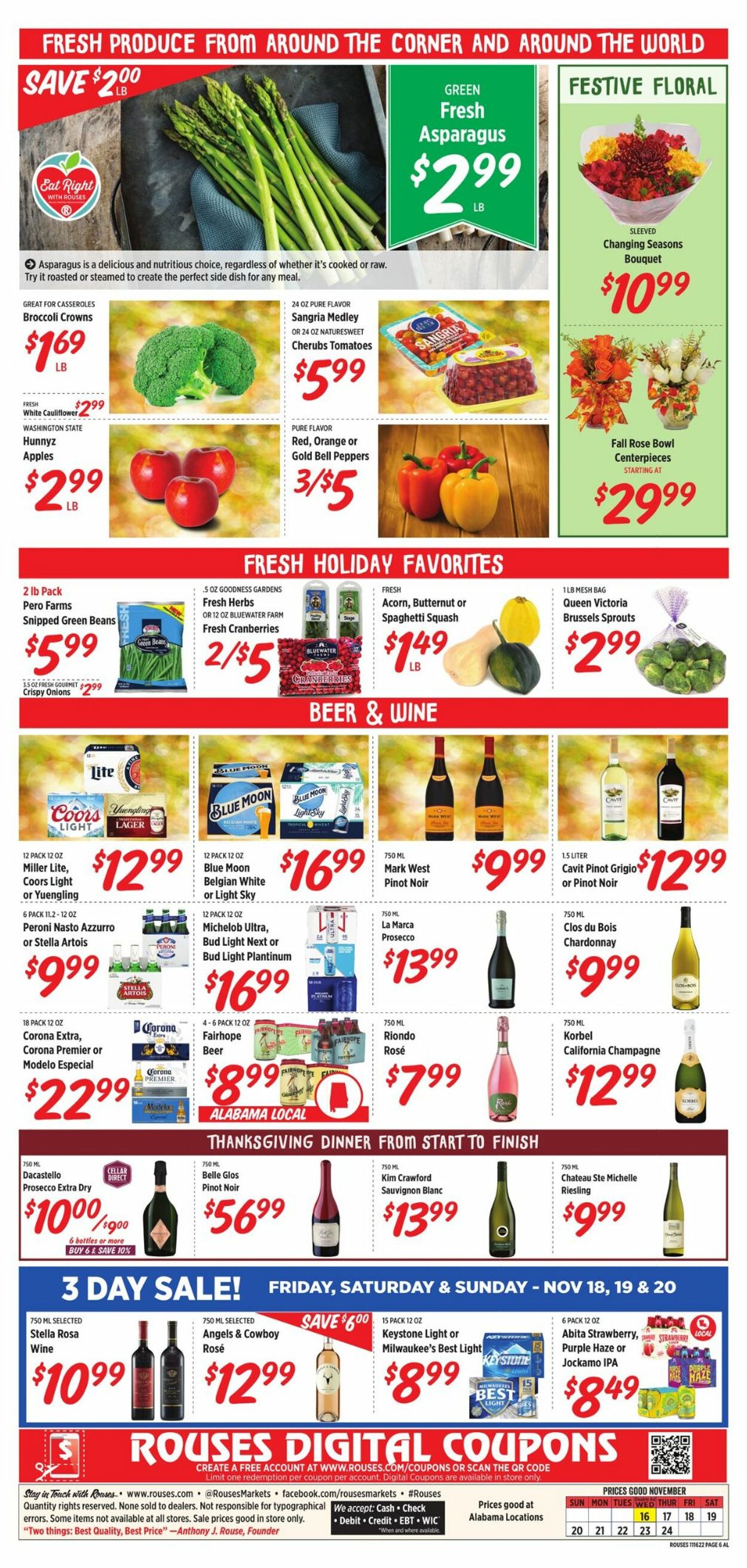 Rouses Ad from 11/16/2022