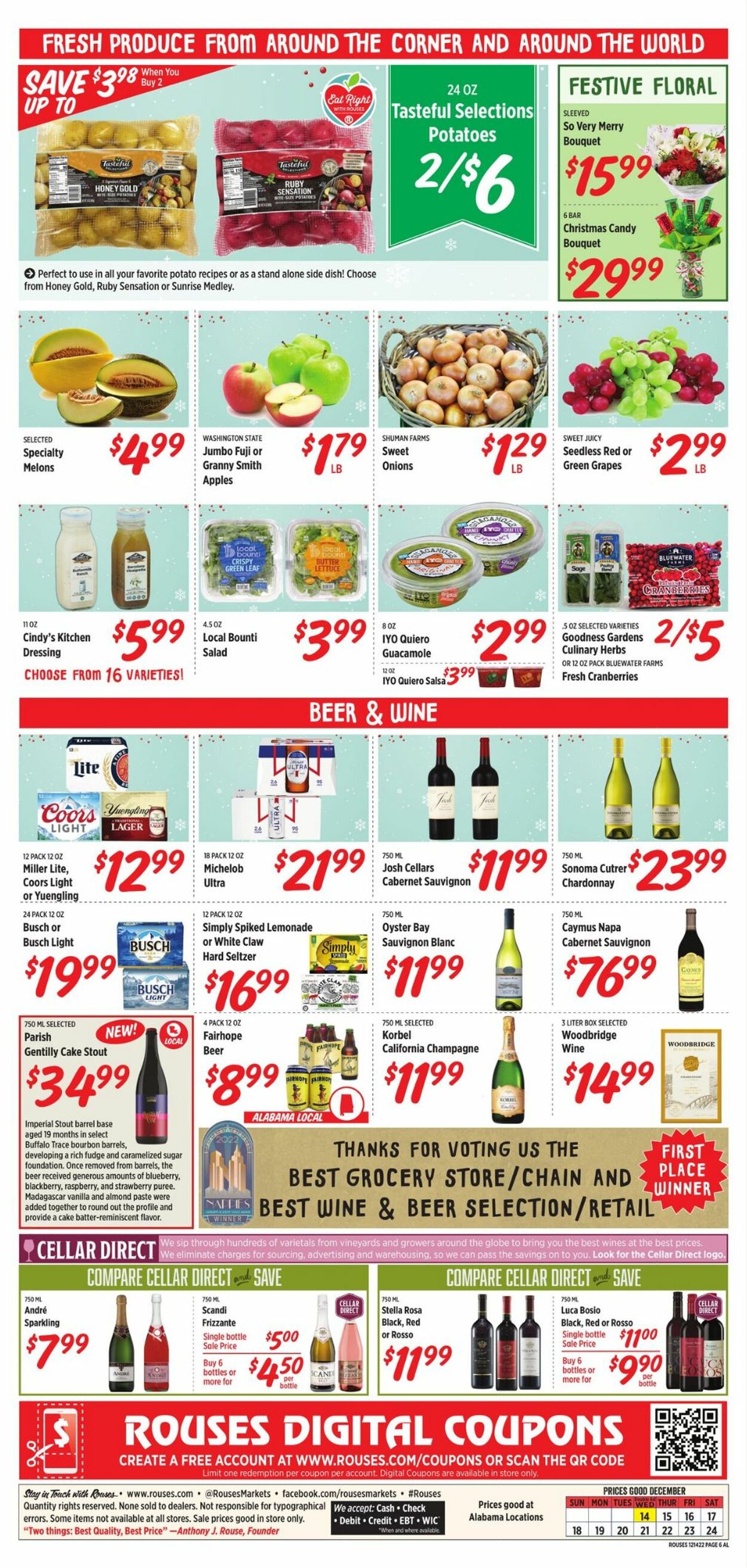 Rouses Ad from 12/14/2022