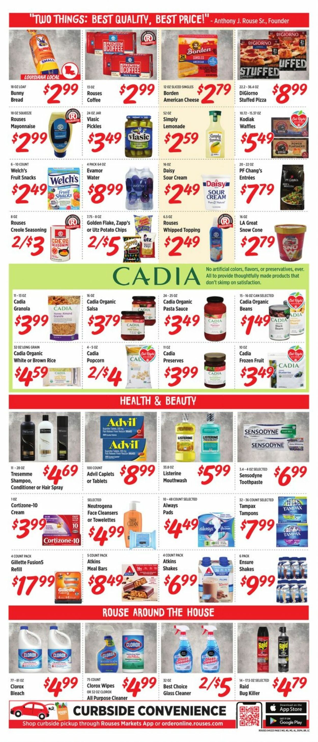 Rouses Ad from 04/12/2023