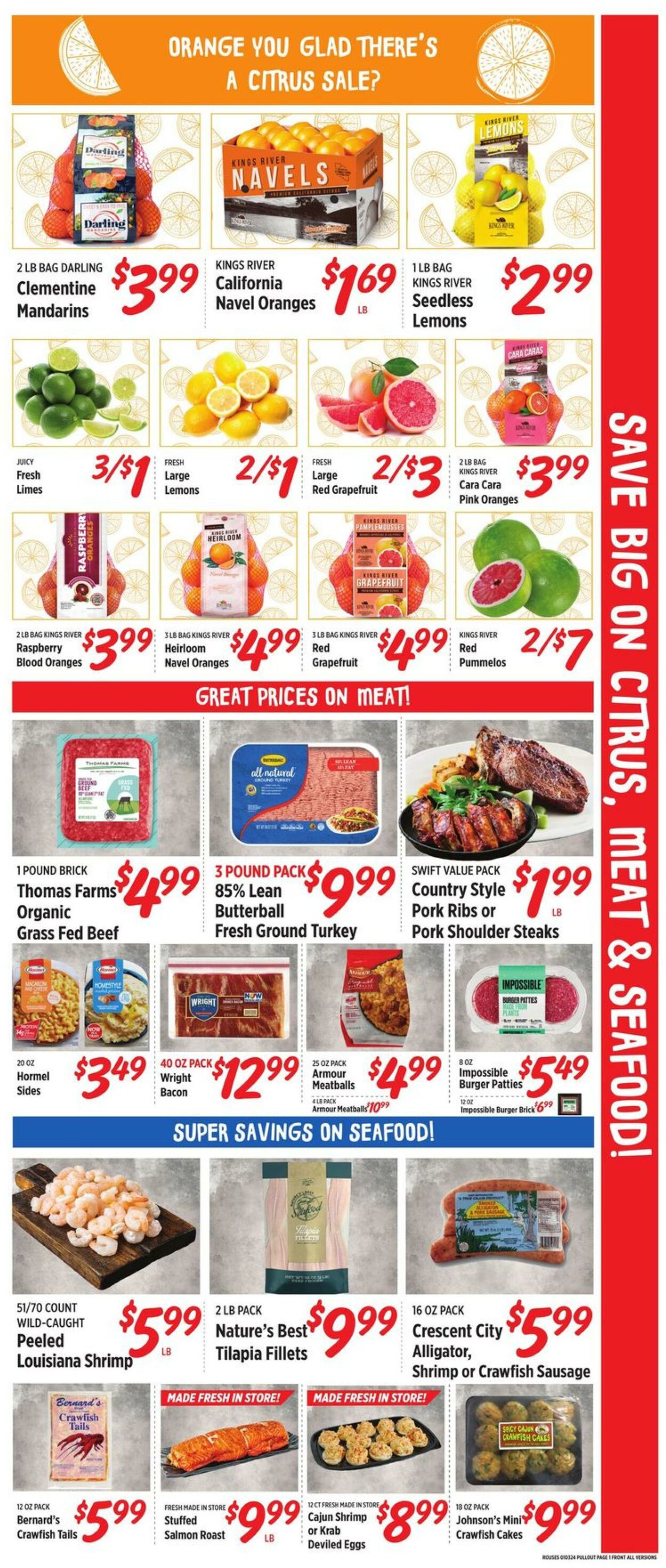 Rouses Ad from 01/03/2024