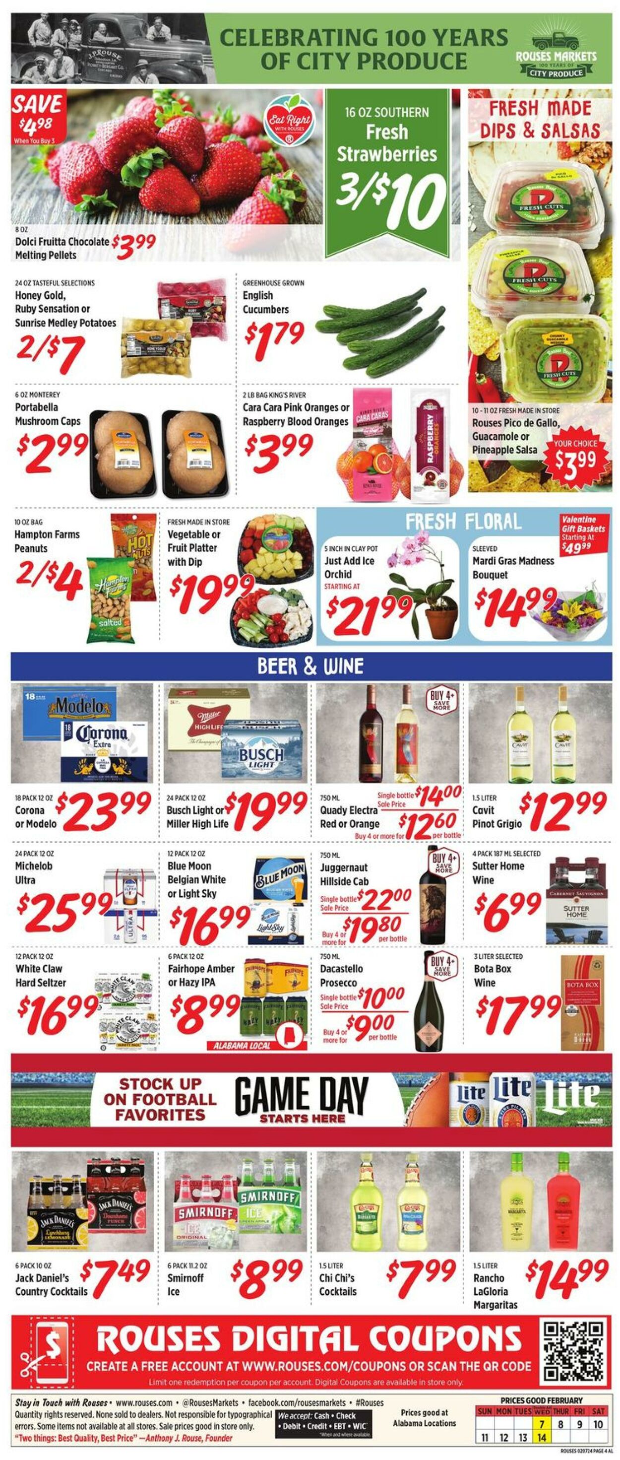 Rouses Ad from 02/07/2024