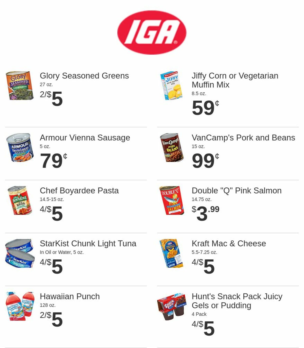 Rowe's IGA Supermarkets Ad from 10/26/2022
