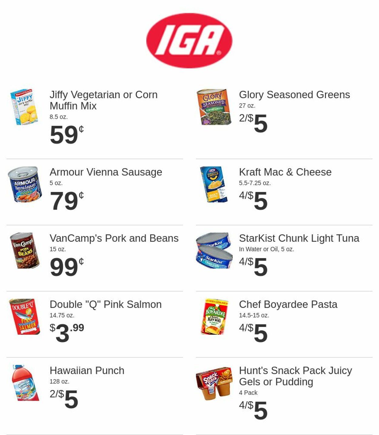 Rowe's IGA Supermarkets Ad from 11/02/2022