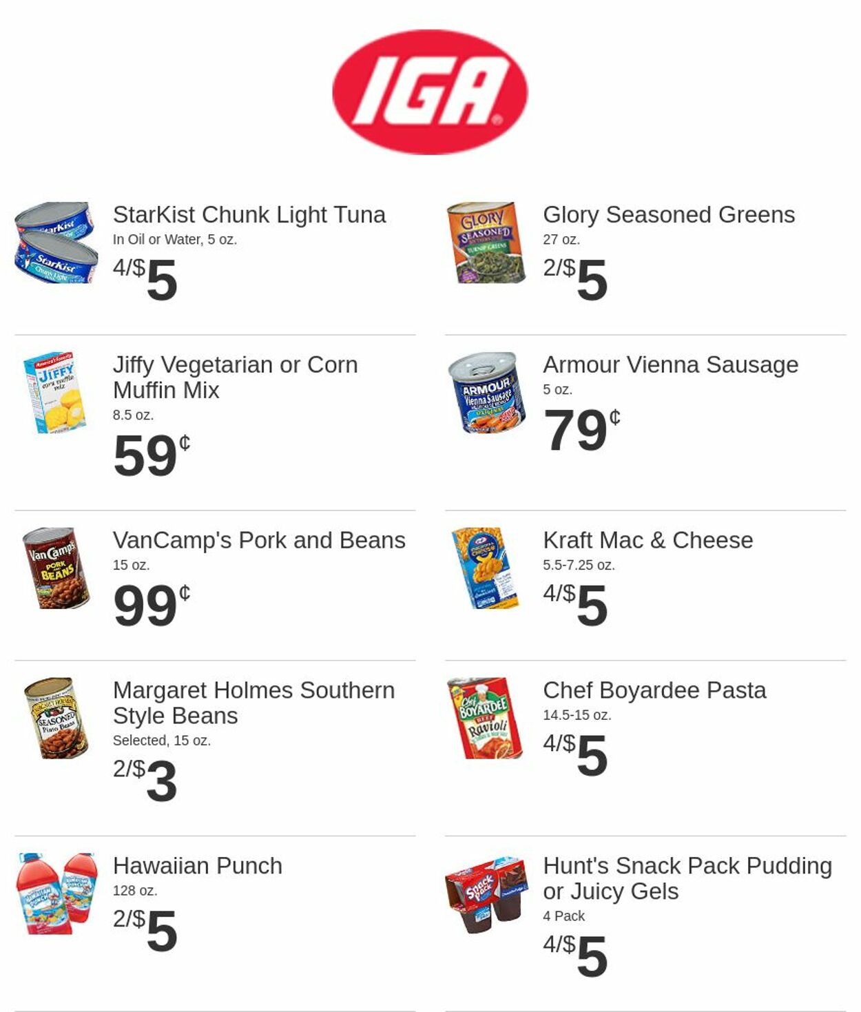 Rowe's IGA Supermarkets Ad from 02/01/2023
